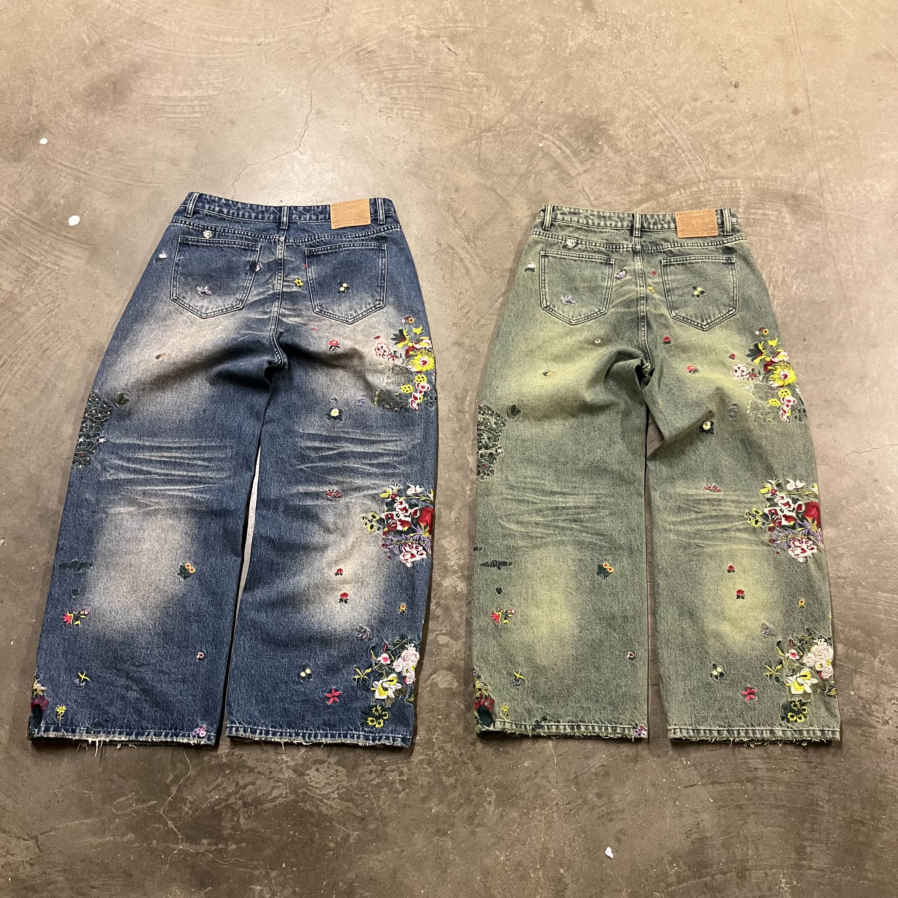 PRIMAL ZION EMBROIDERED DENIM