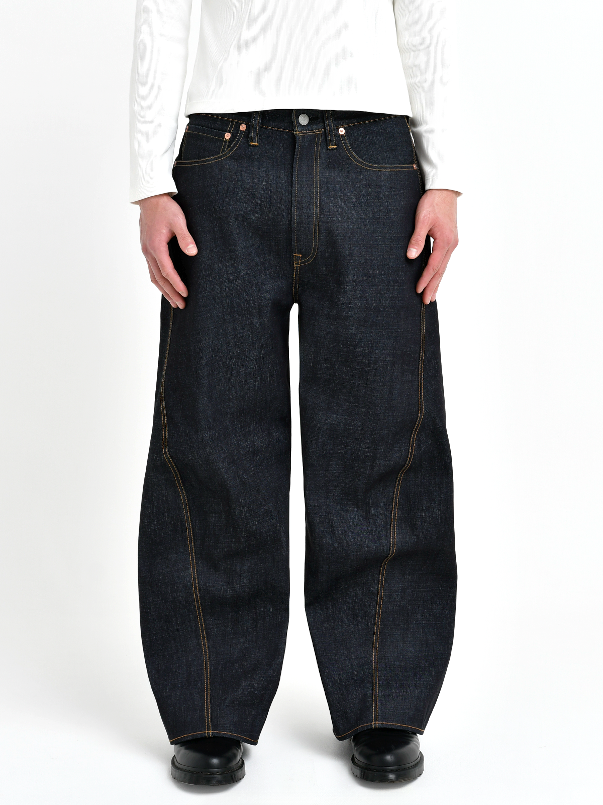 JAPANESE 3D WIDE-LEG JEANS