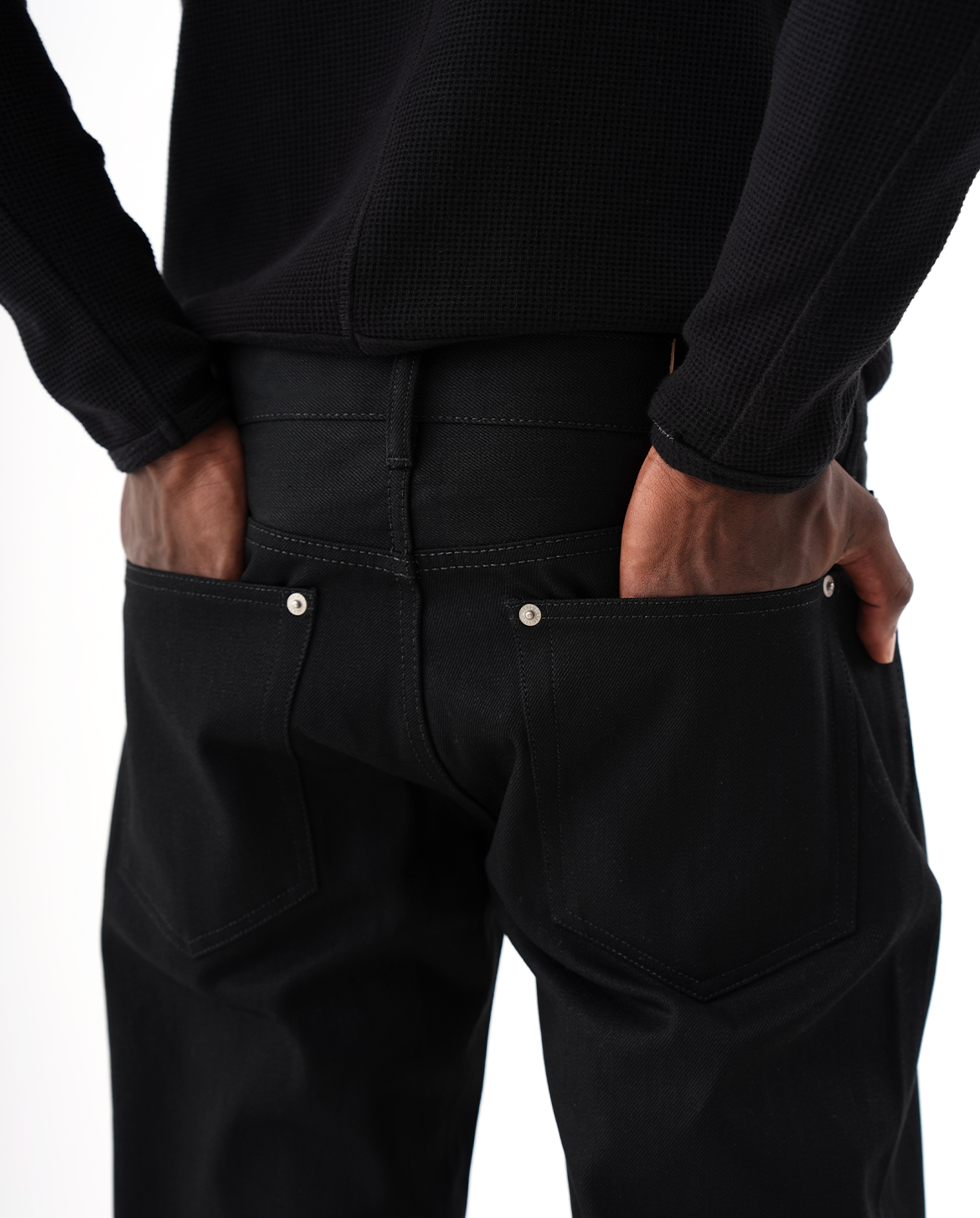 OKAYAMA RAW SELVEDGE SLIM BOOTCUT JEANS