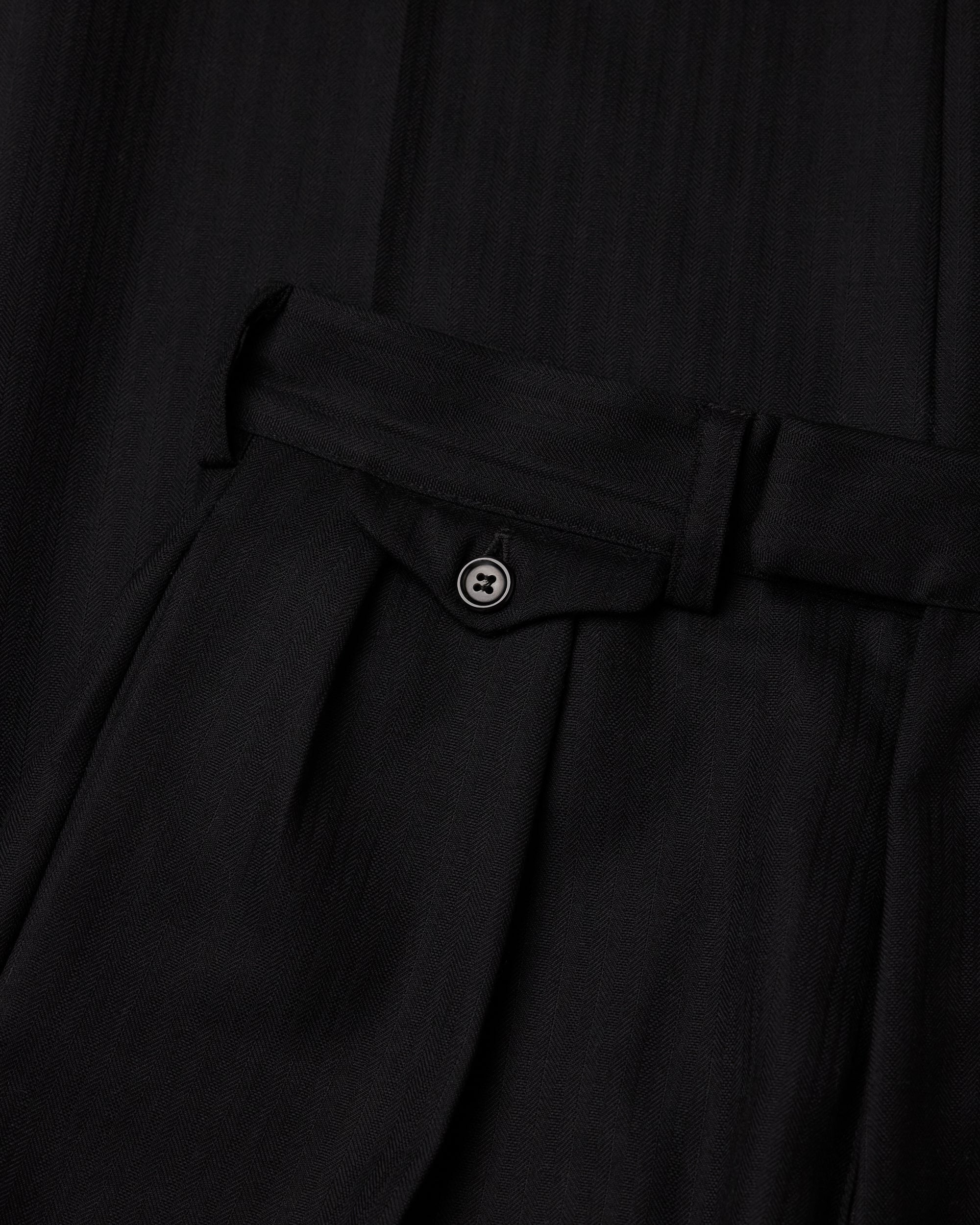VINTAGE WOOL PLEATED TROUSERS