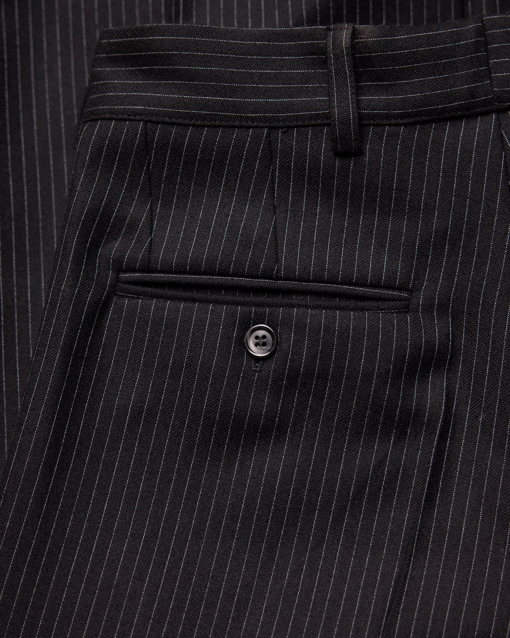 VINTAGE WOOL PLEATED TROUSERS