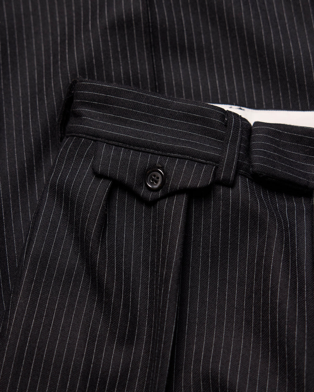 VINTAGE WOOL PLEATED TROUSERS