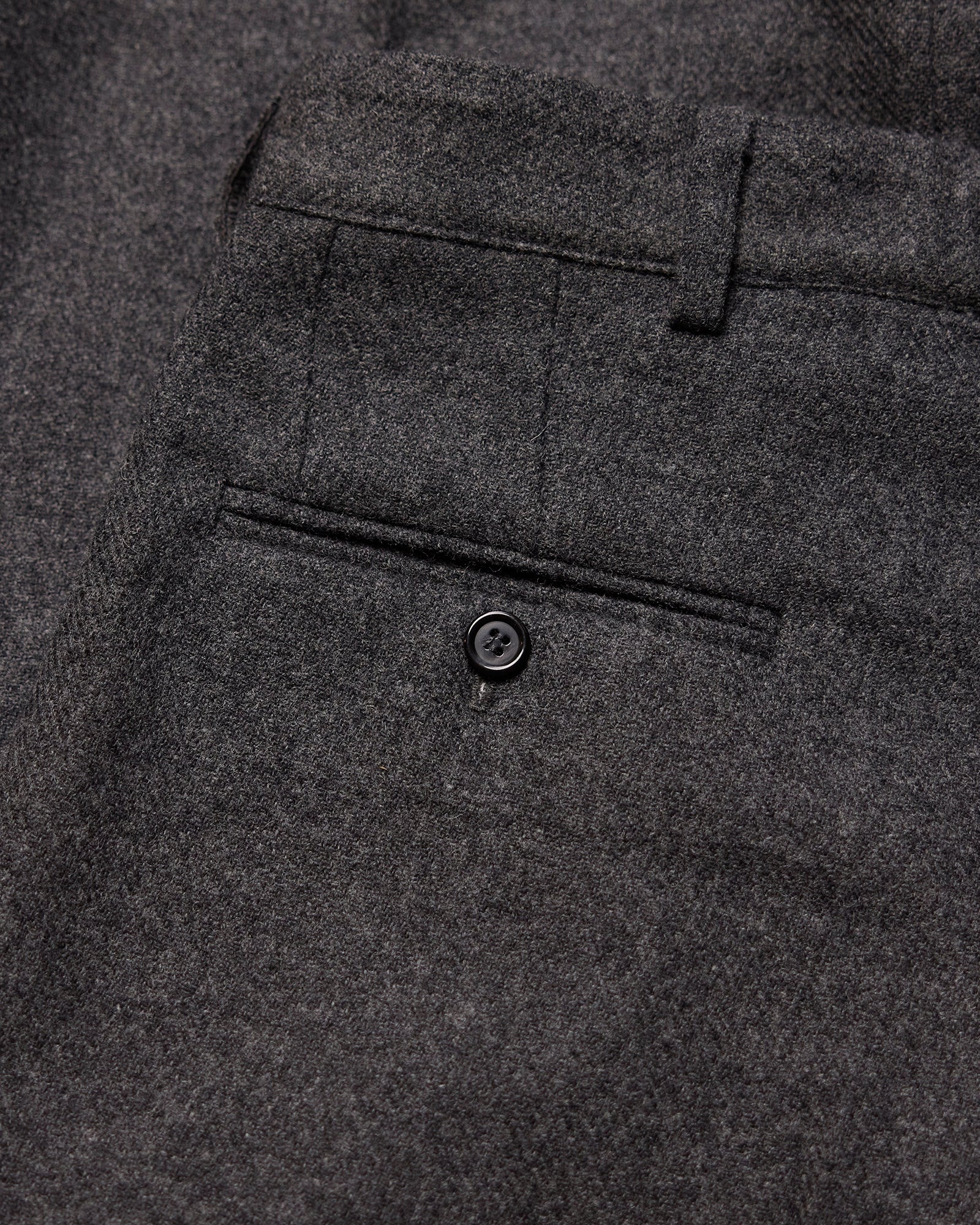 VINTAGE WOOL PLEATED TROUSERS