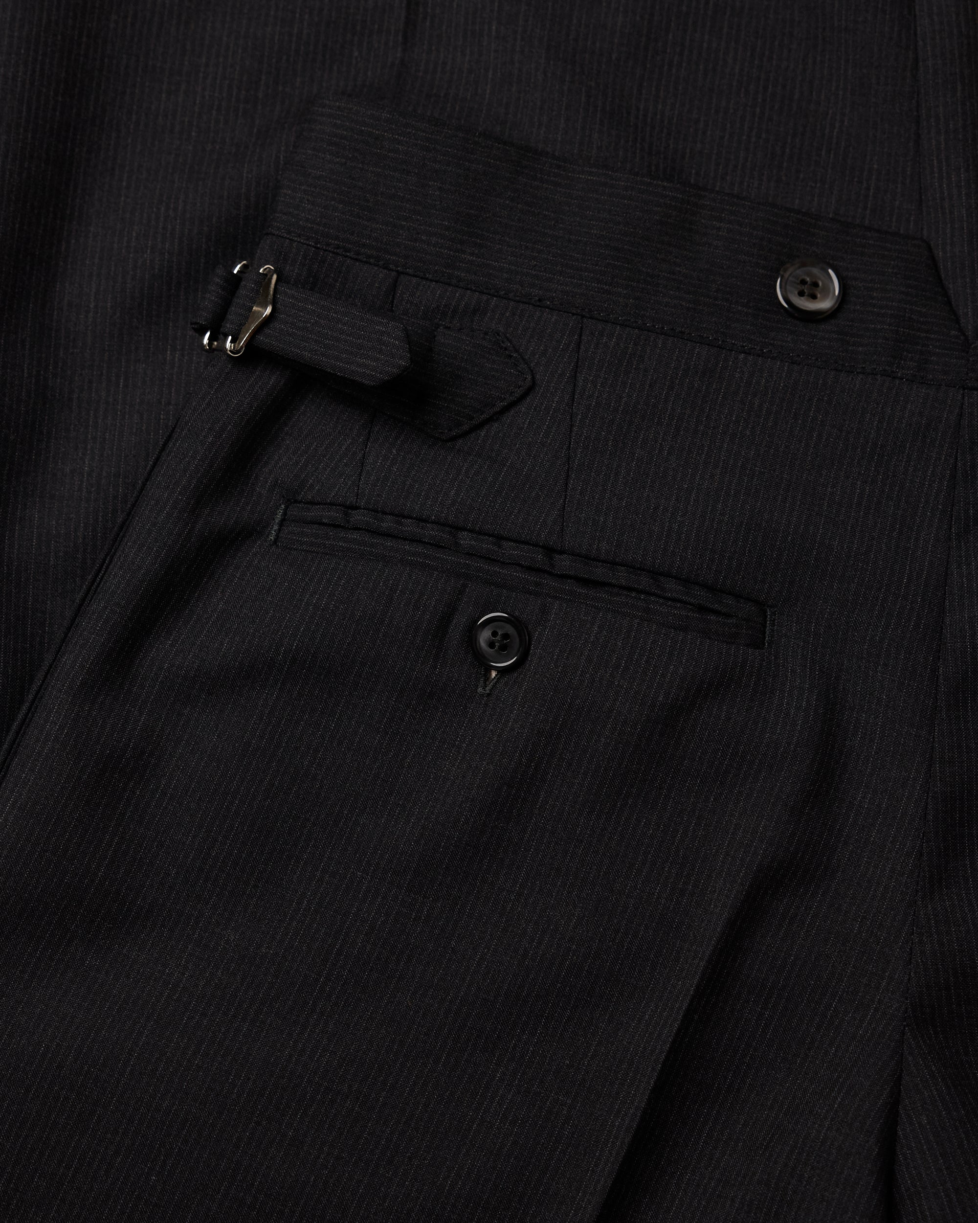 VINTAGE WOOL PLEATED TROUSERS