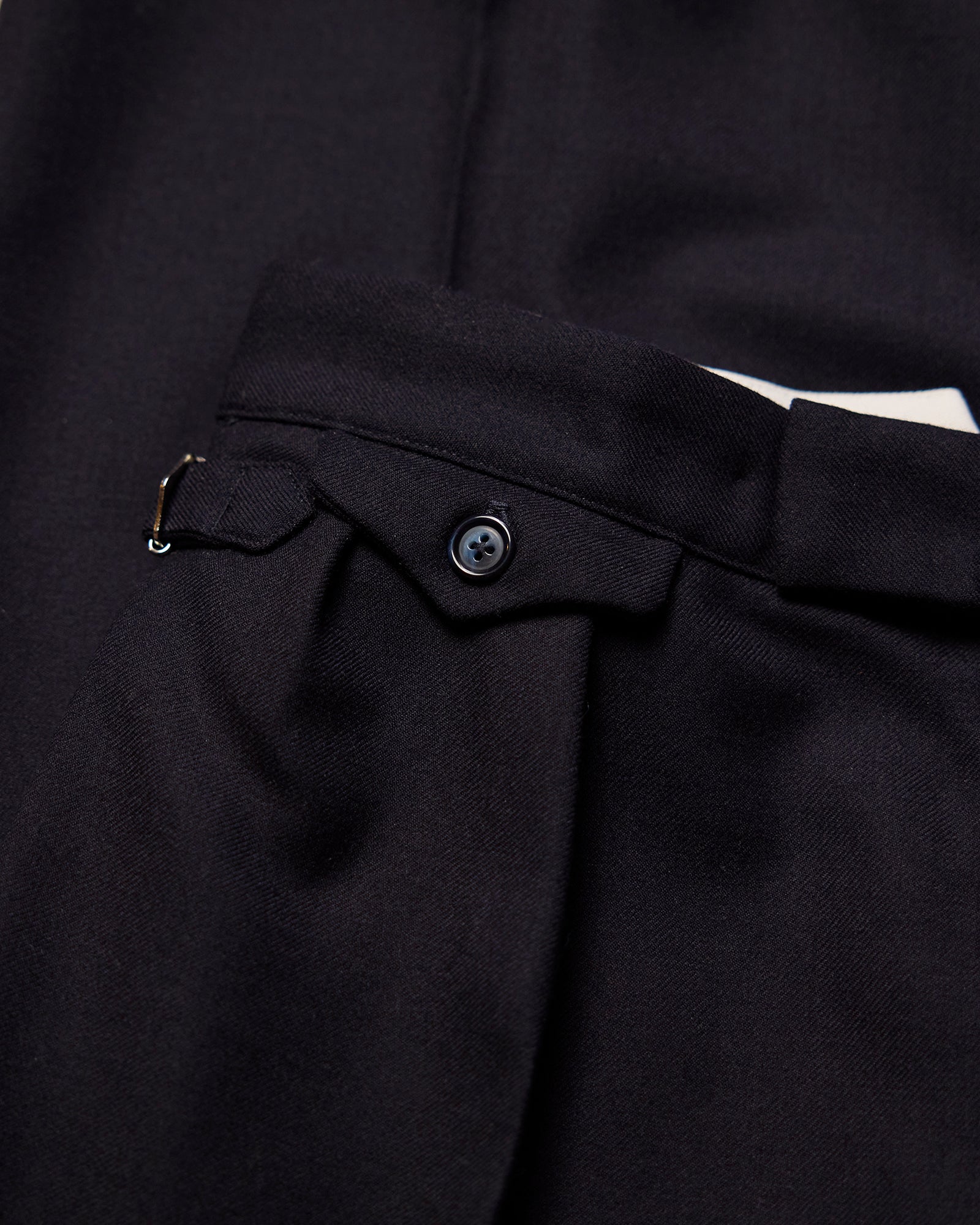 VINTAGE WOOL PLEATED TROUSERS