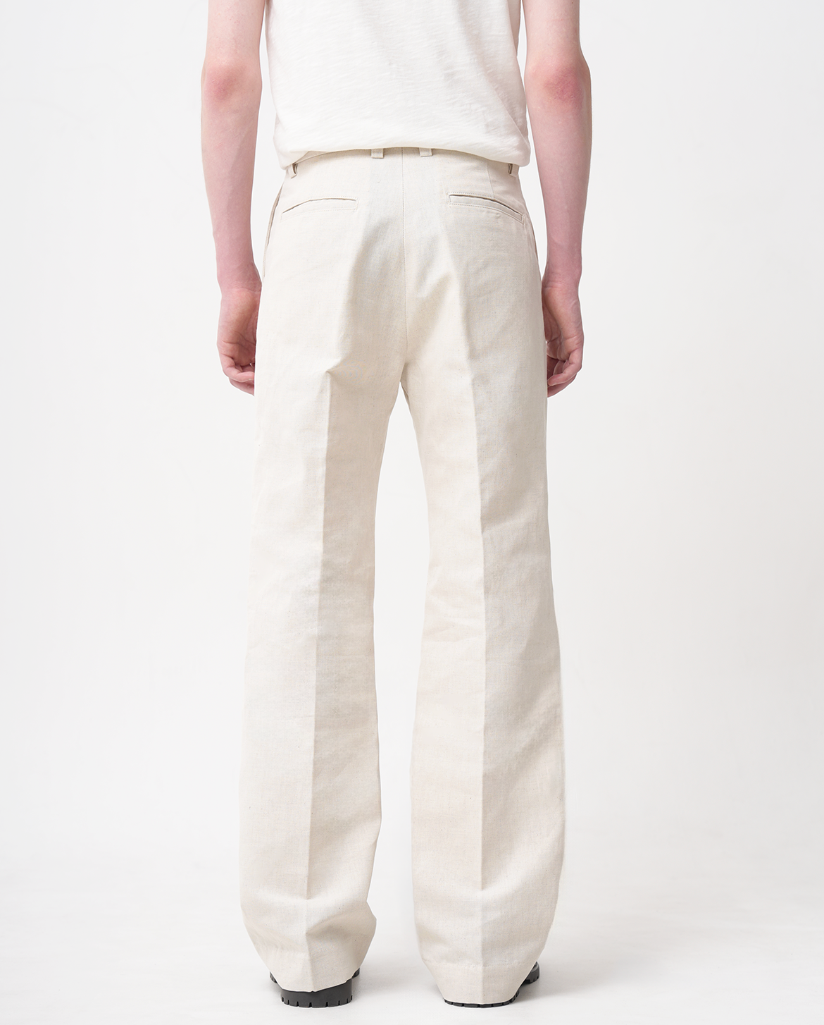 OKAYAMA LINEN PLEATED TROUSERS