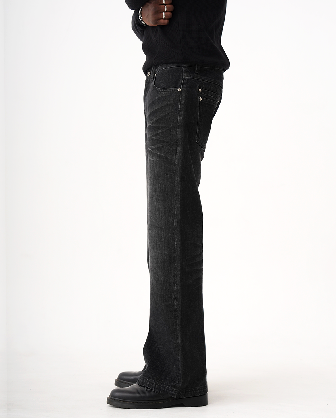 15 OZ WASHED BOOTCUT JEANS