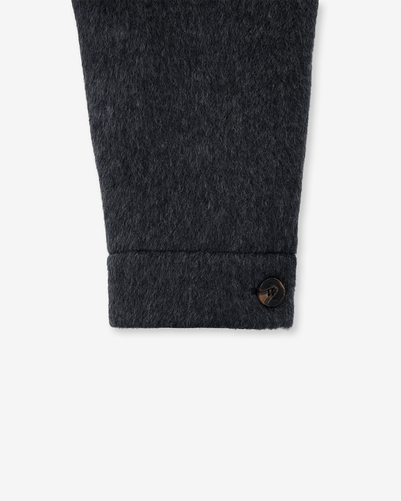 FUNNEL NECK WOOL JACKET