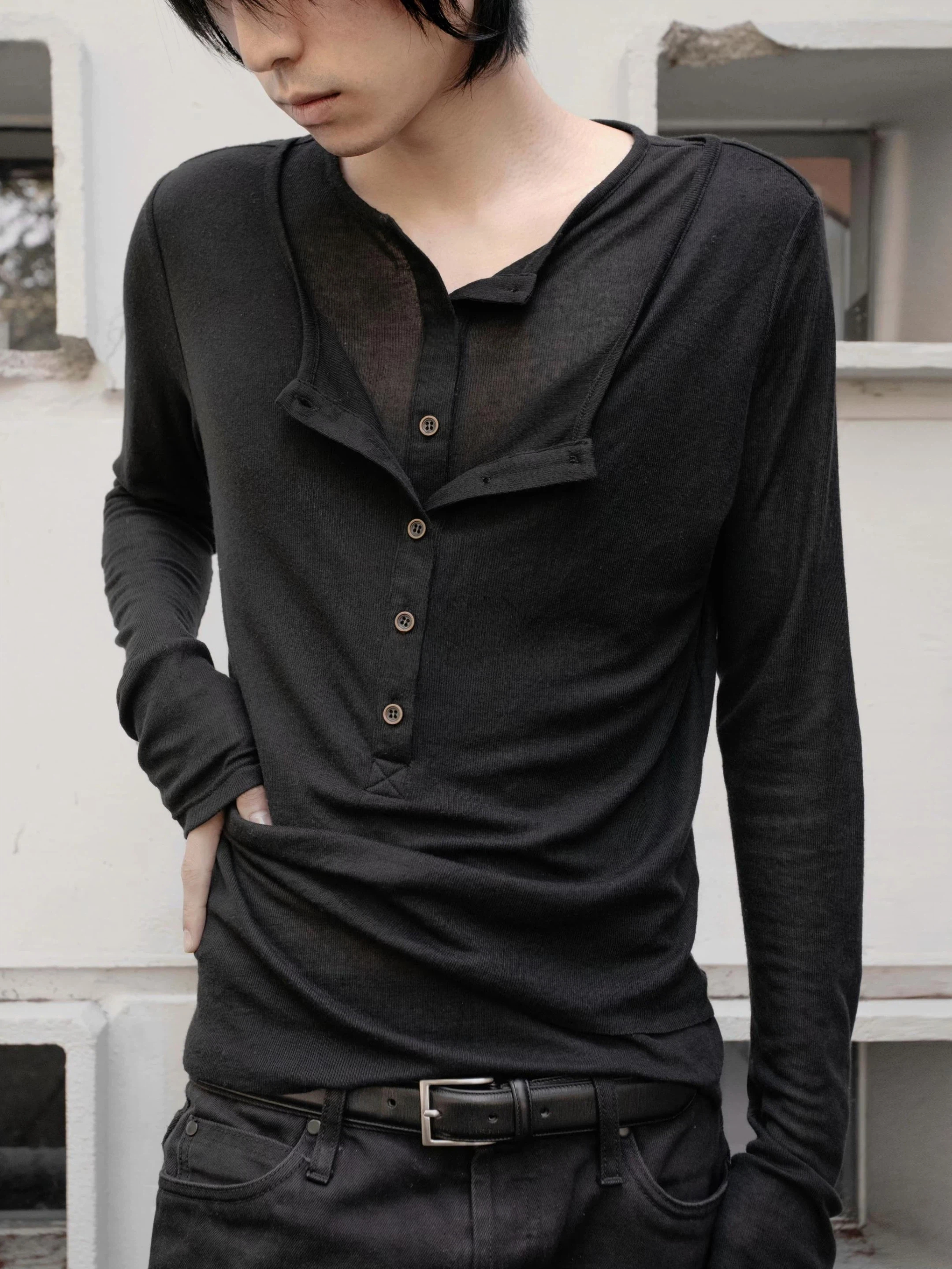 LAYERED HENLEY