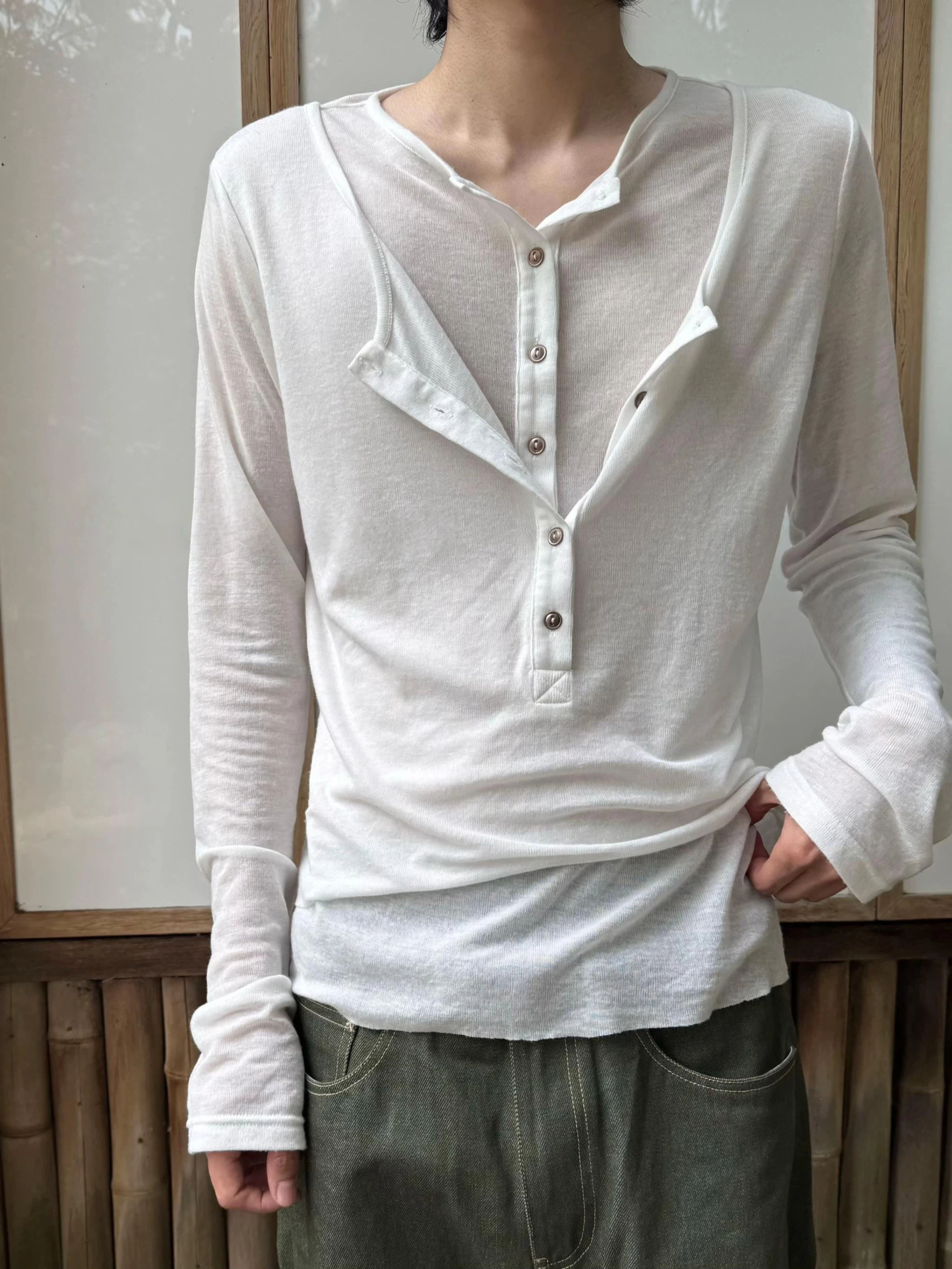 LAYERED HENLEY