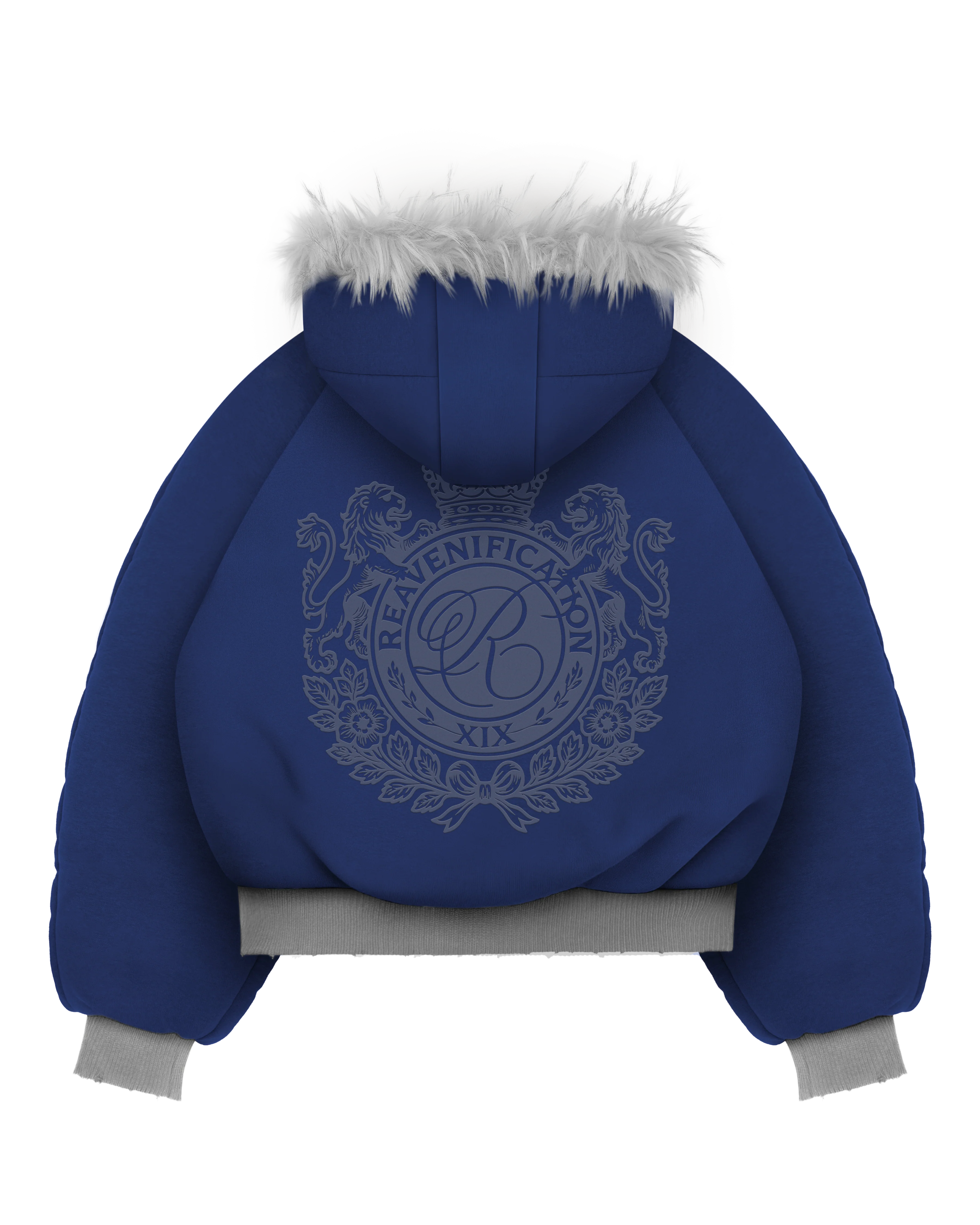 REAVEN BLACK FUR BOMBER JACKETS