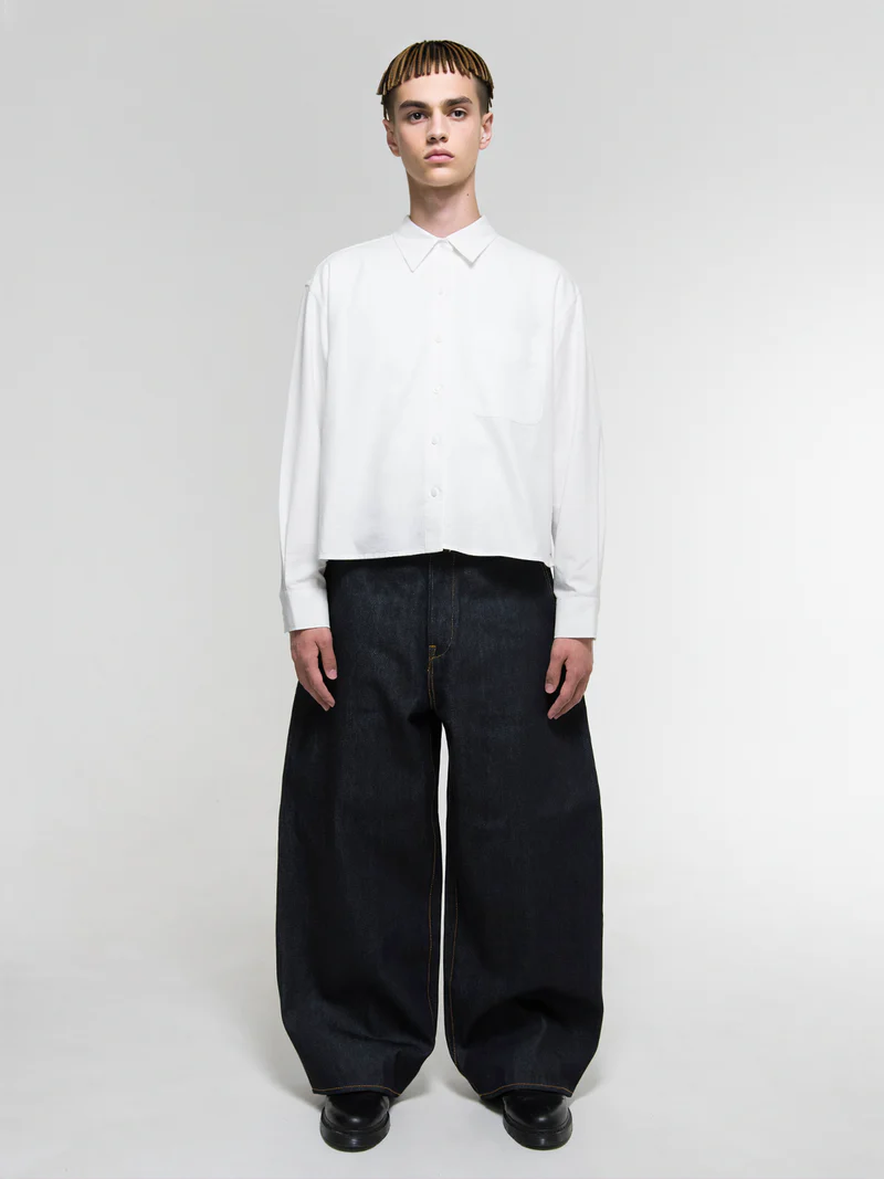 JAPANESE SELVEDGE  CURVED-LEGS JEANS