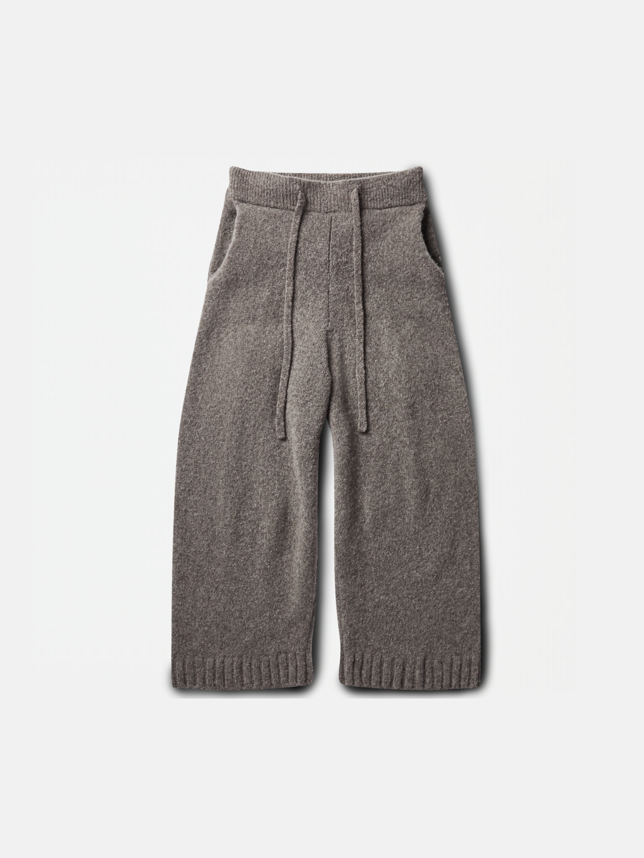 WOOL-KNIT PANTS
