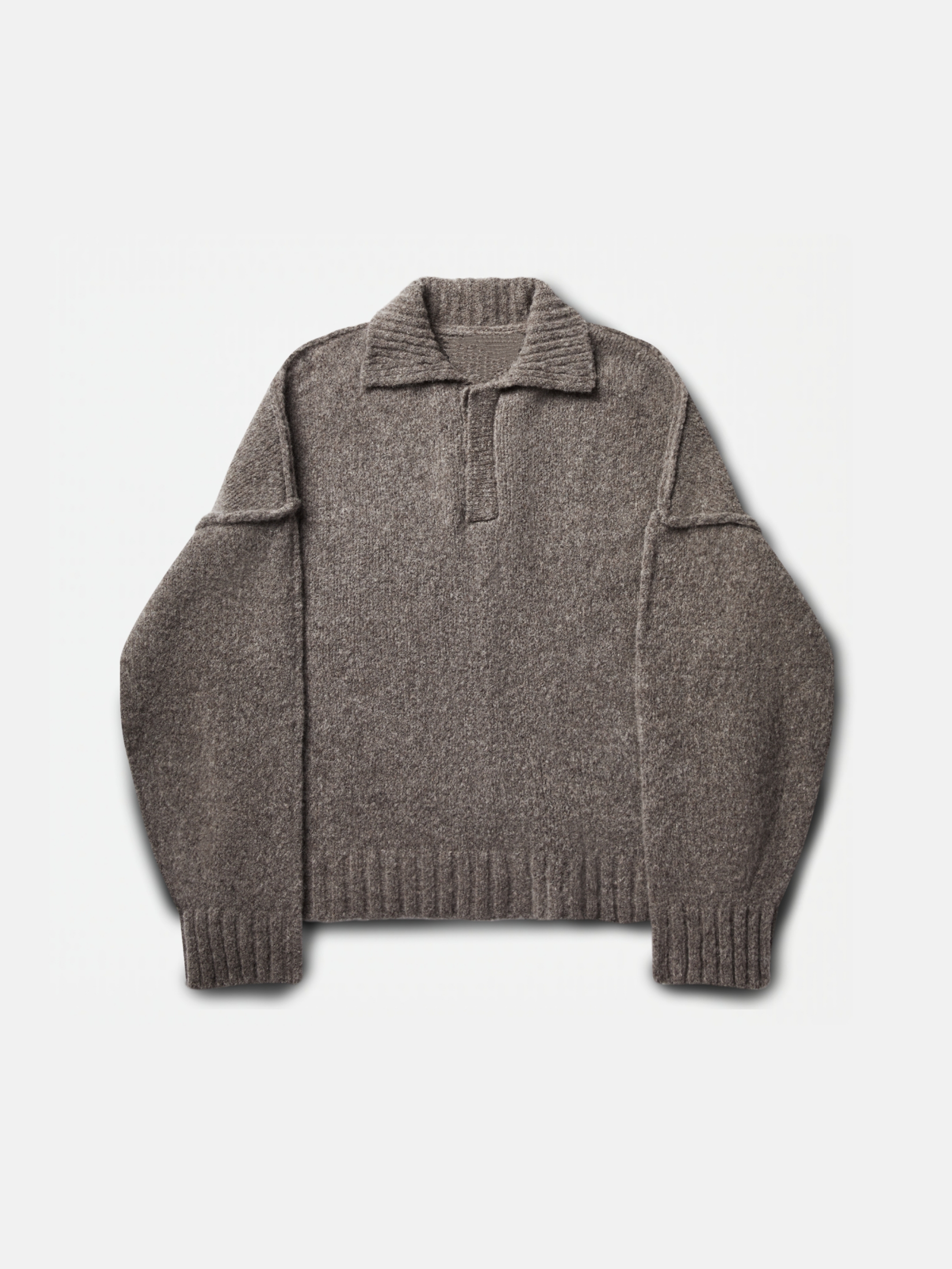 WOOL-KNIT POLO