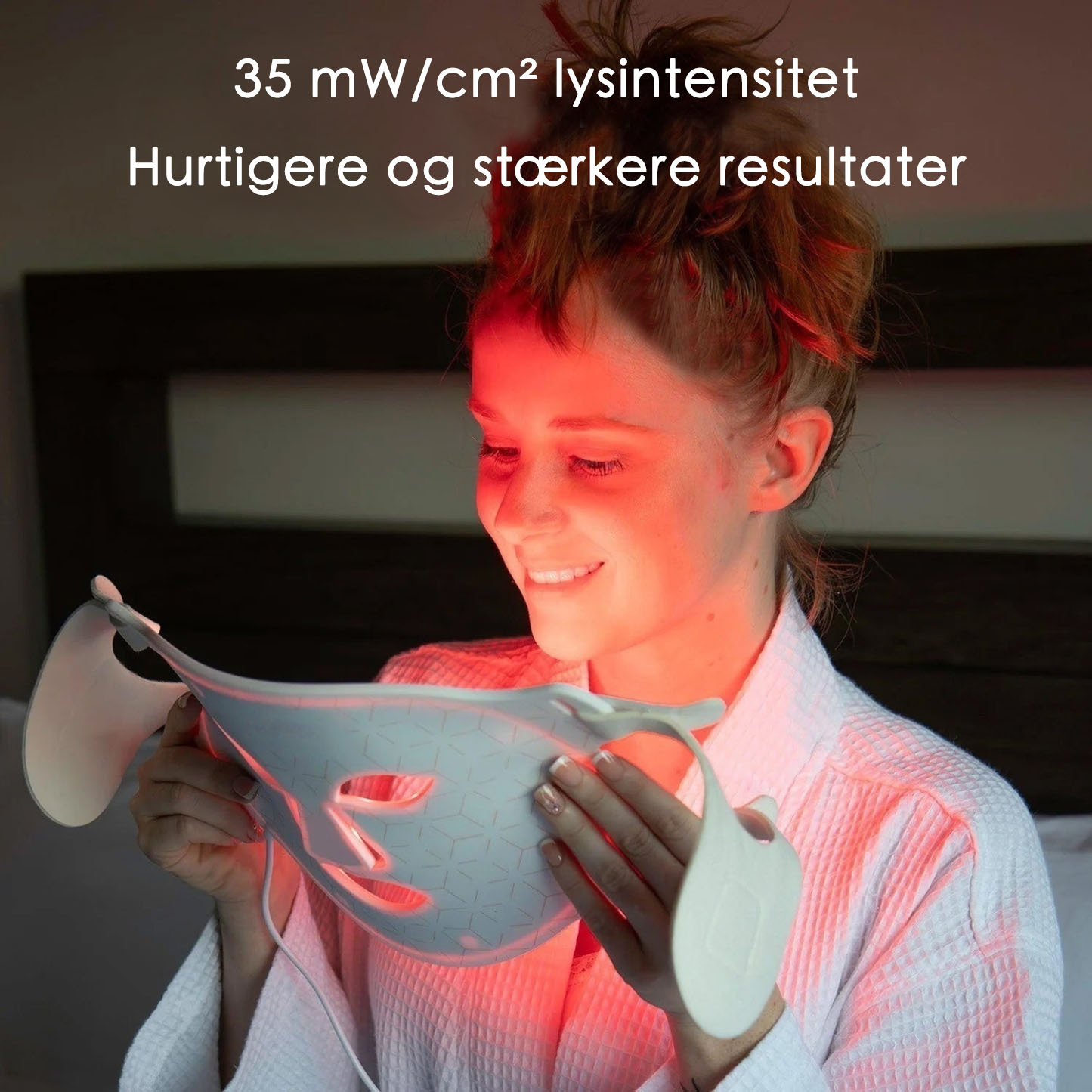 Veonskin LED-ansigtsmaske – 7-farvet lysterapi til hudpleje