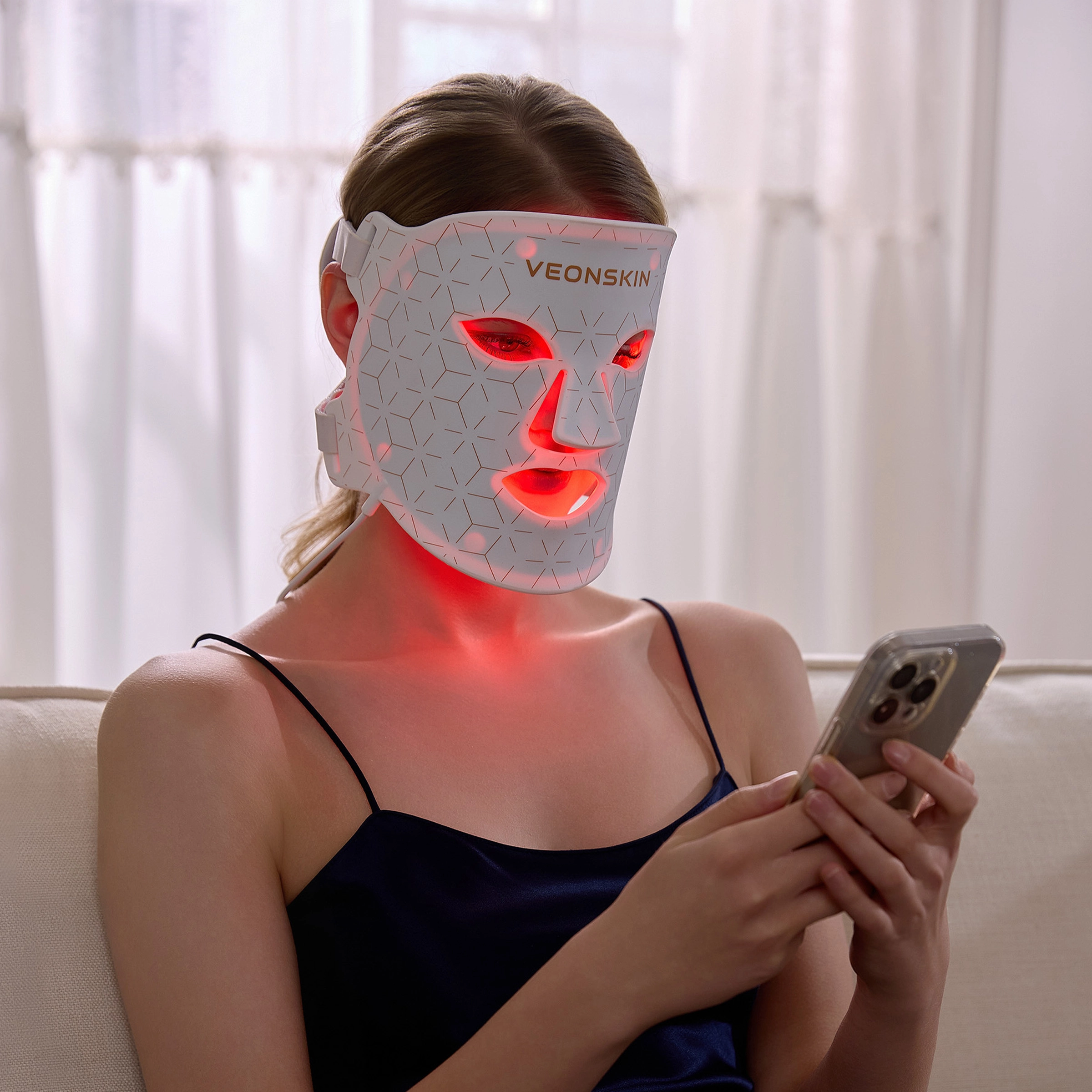 Veonskin LED Face Mask Pro – 7-Color Light Therapy for Skincare