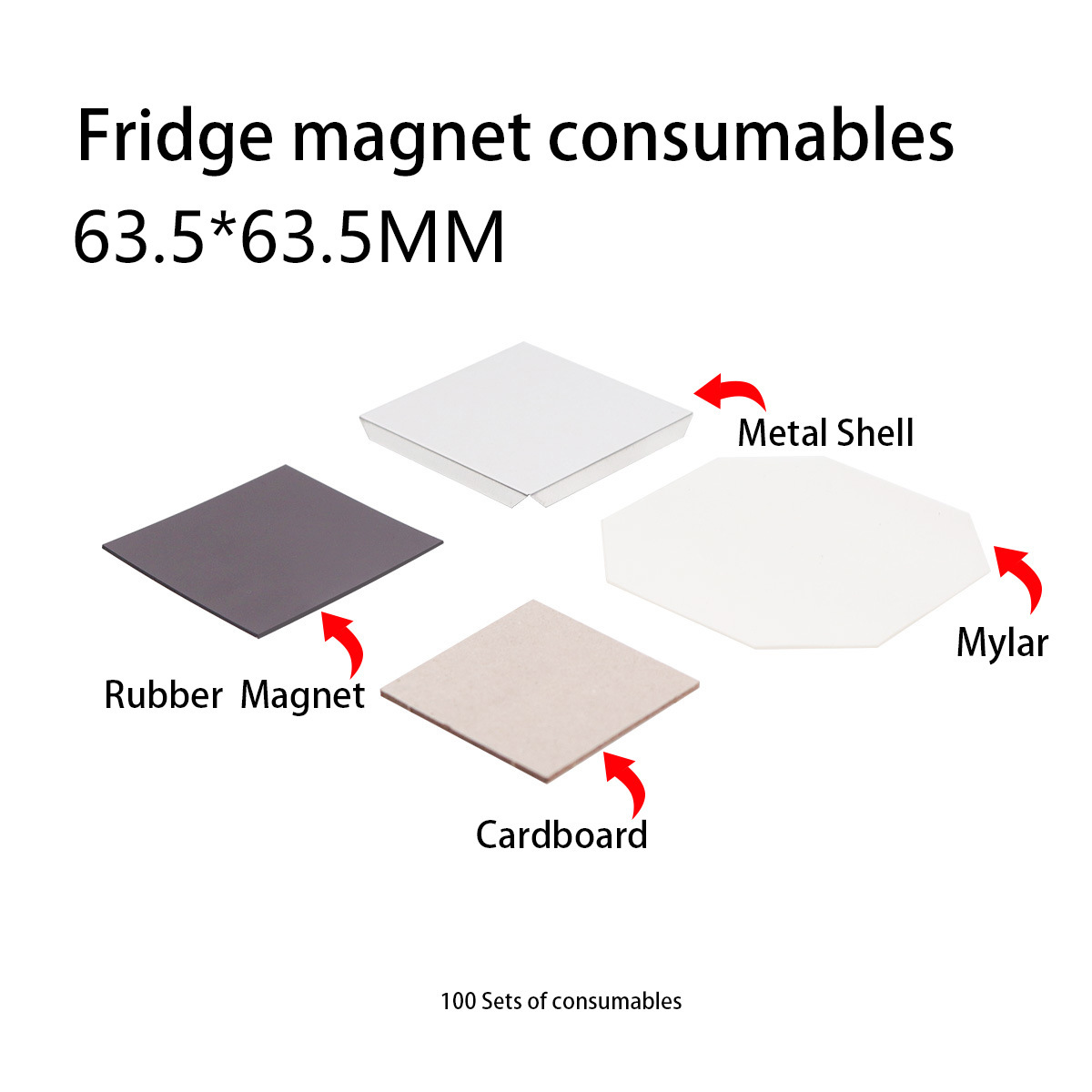 2.5 * 2.5-inch photo magnet making machine