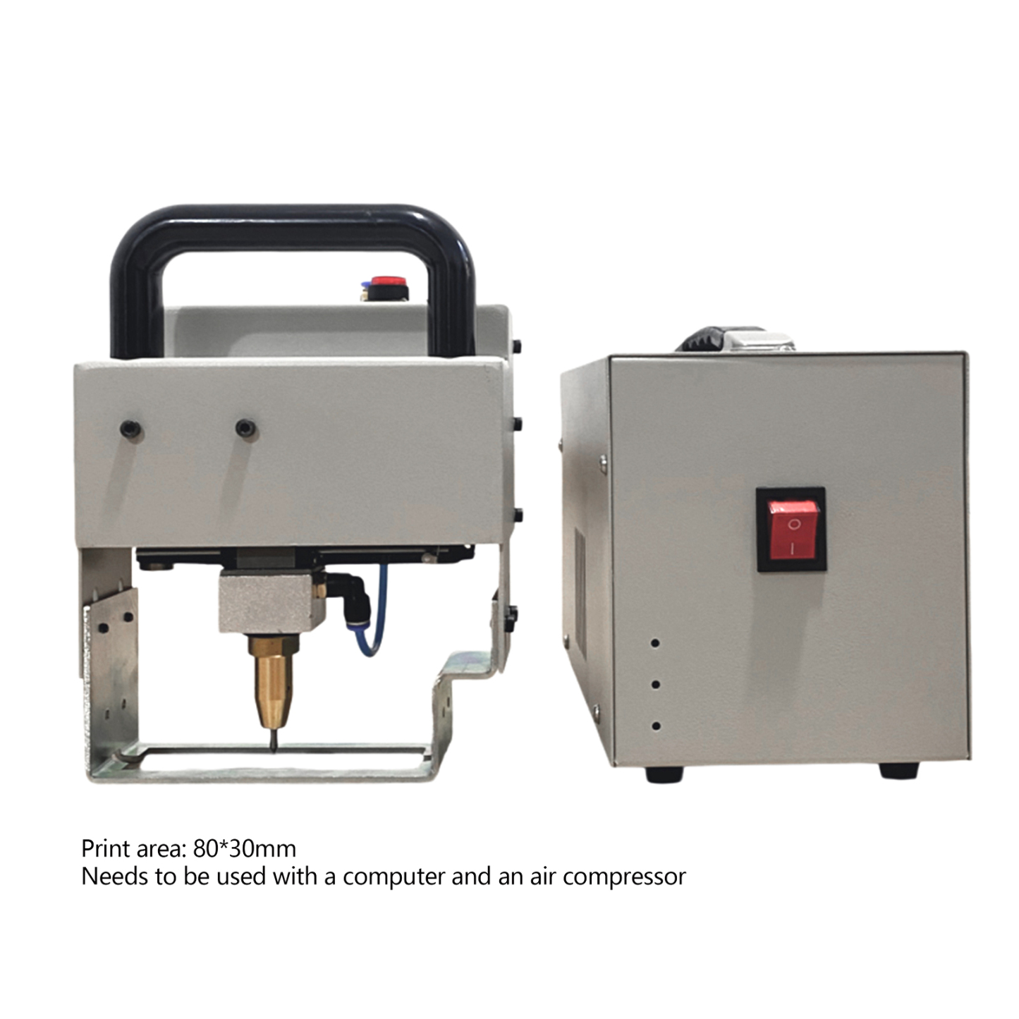  CNC Handheld Portable Dot Peen Pin Marker Marking Machine Dot Peen for Vin Chassis Number Logos for Car Metal Mold