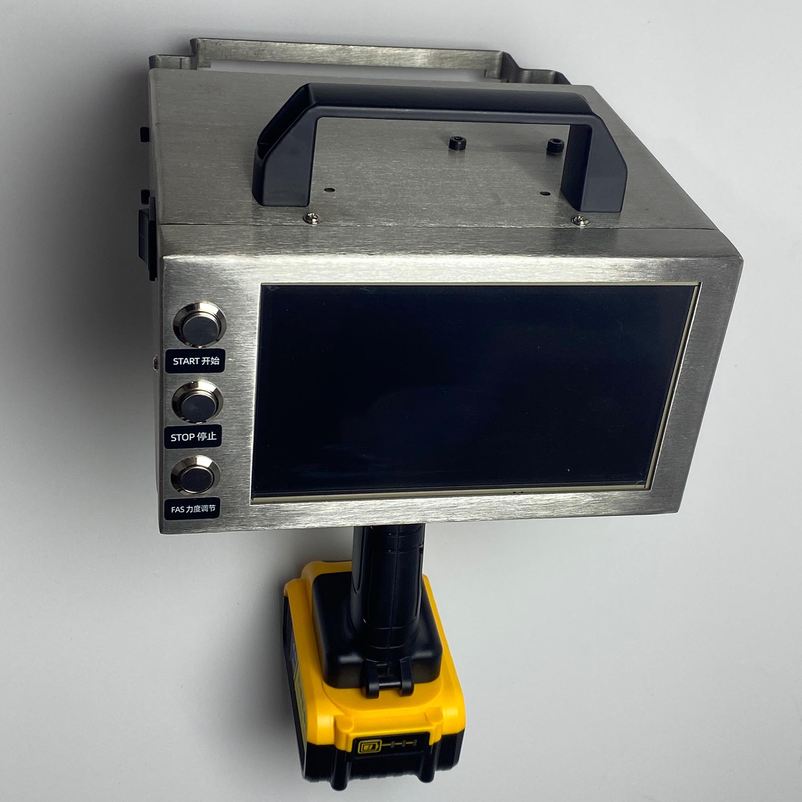 120*30mm Dot Peen Lithium Battery Marking Machine Metal VIN Code Engraver for Chassis, Engine, and Nameplate