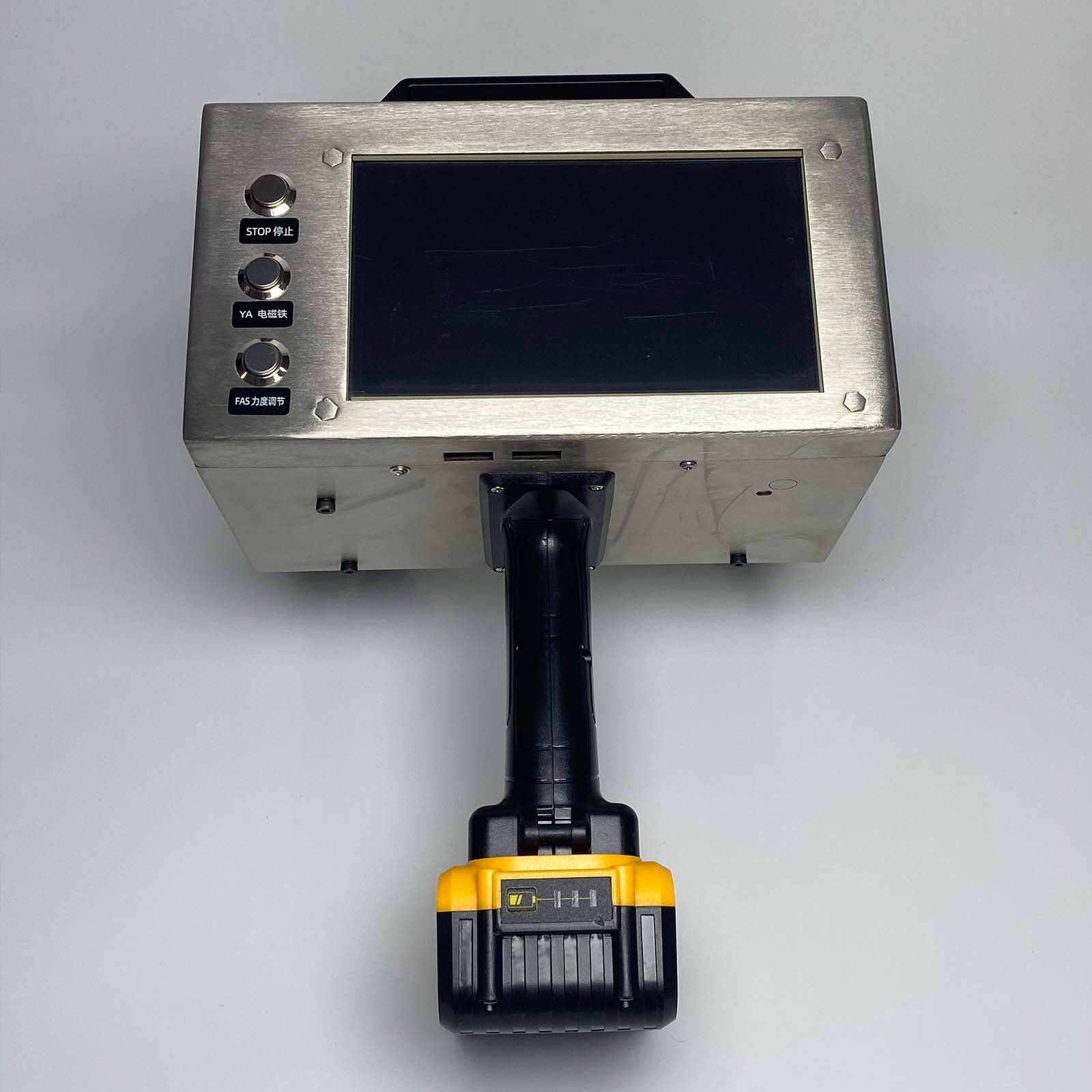 150*40mm Portable Electric Vin Number Metal Label Marking Engraving Printing Machine for Vin Code Metal Steel Printing Engraver Machinery