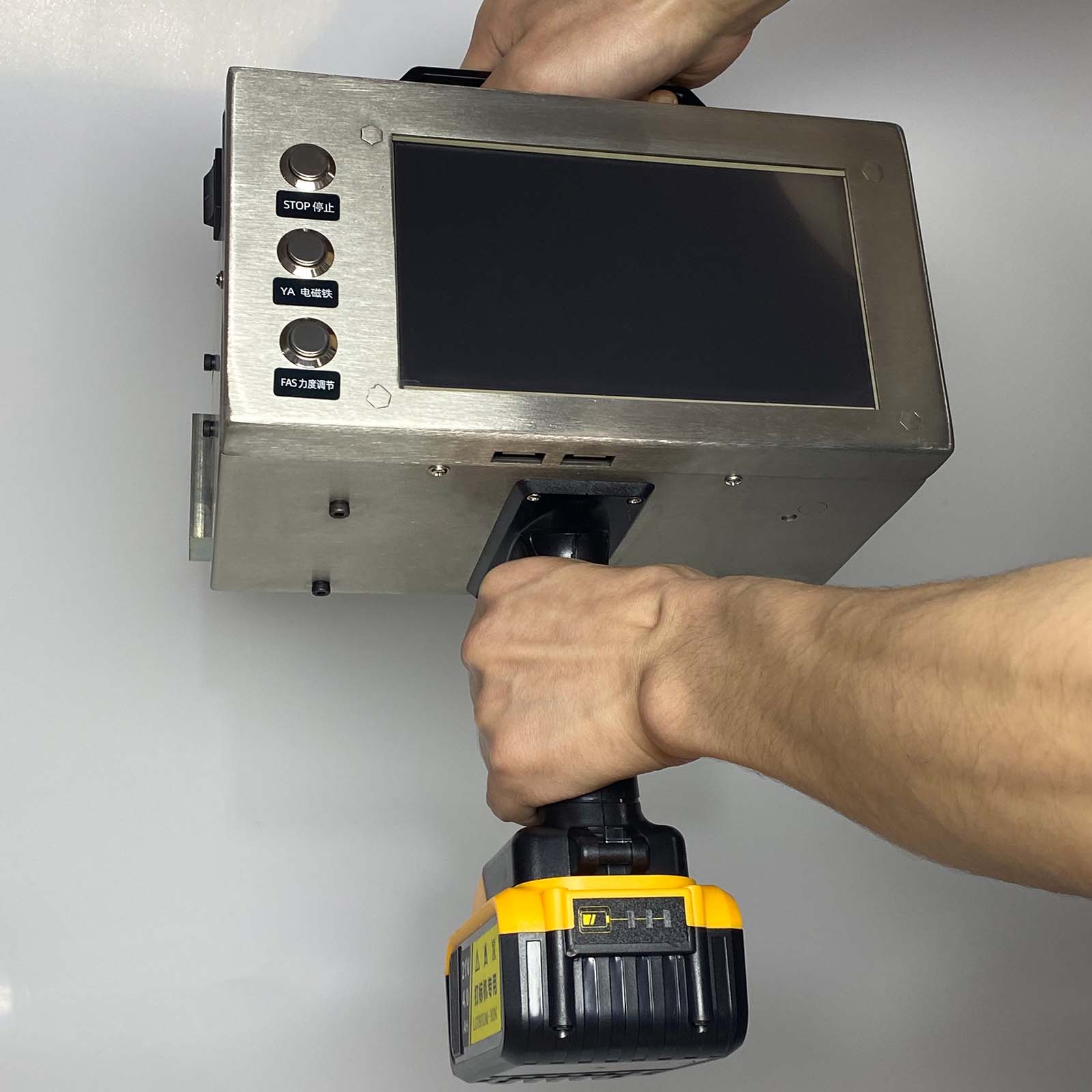 150*40mm Portable Electric Vin Number Metal Label Marking Engraving Printing Machine for Vin Code Metal Steel Printing Engraver Machinery