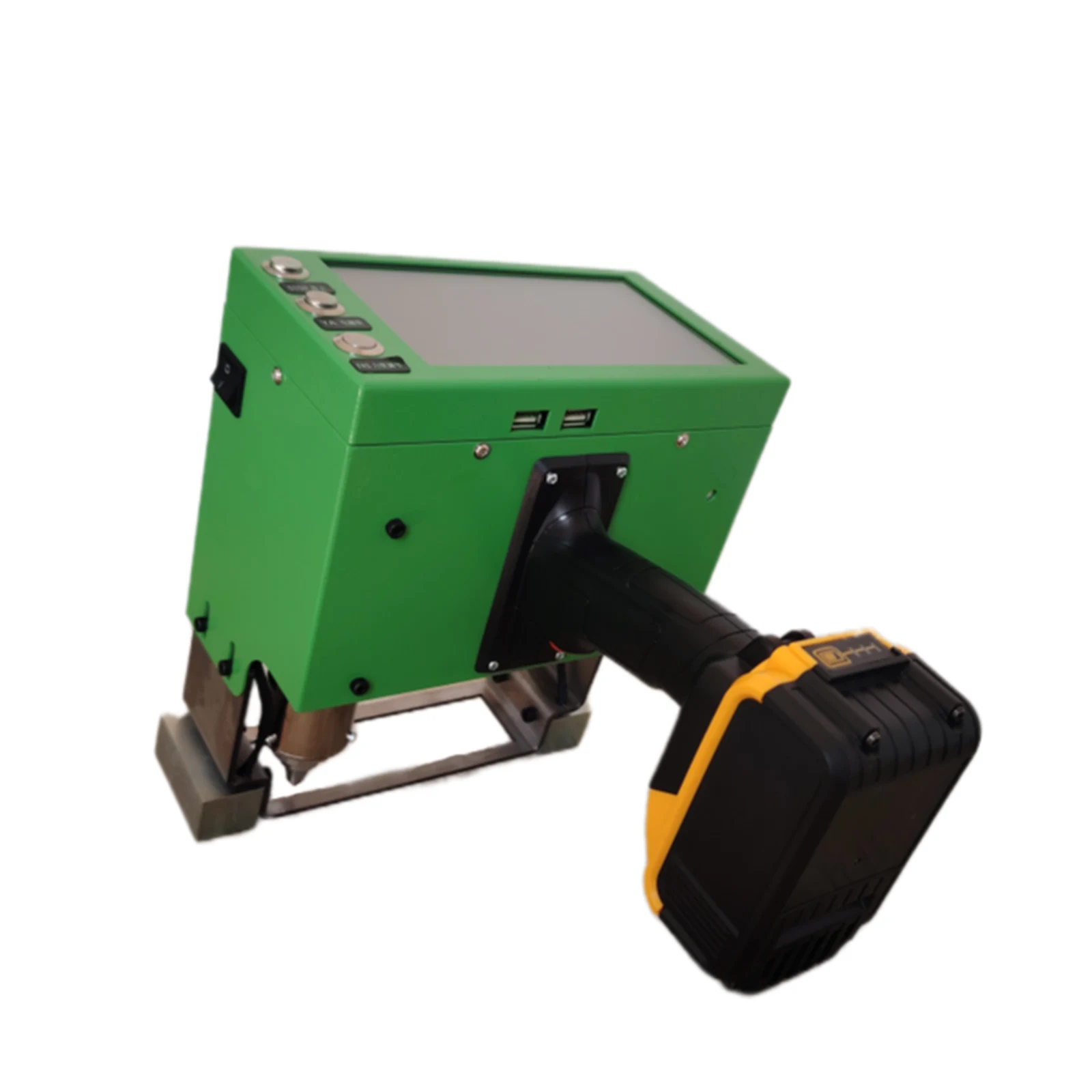 Lithium battery dot peen marking machine With electromagnet for  Car VIN number