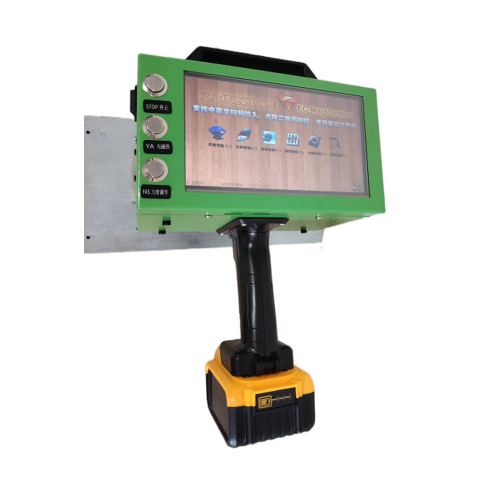 Lithium battery dot peen marking machine With electromagnet for  Car VIN number