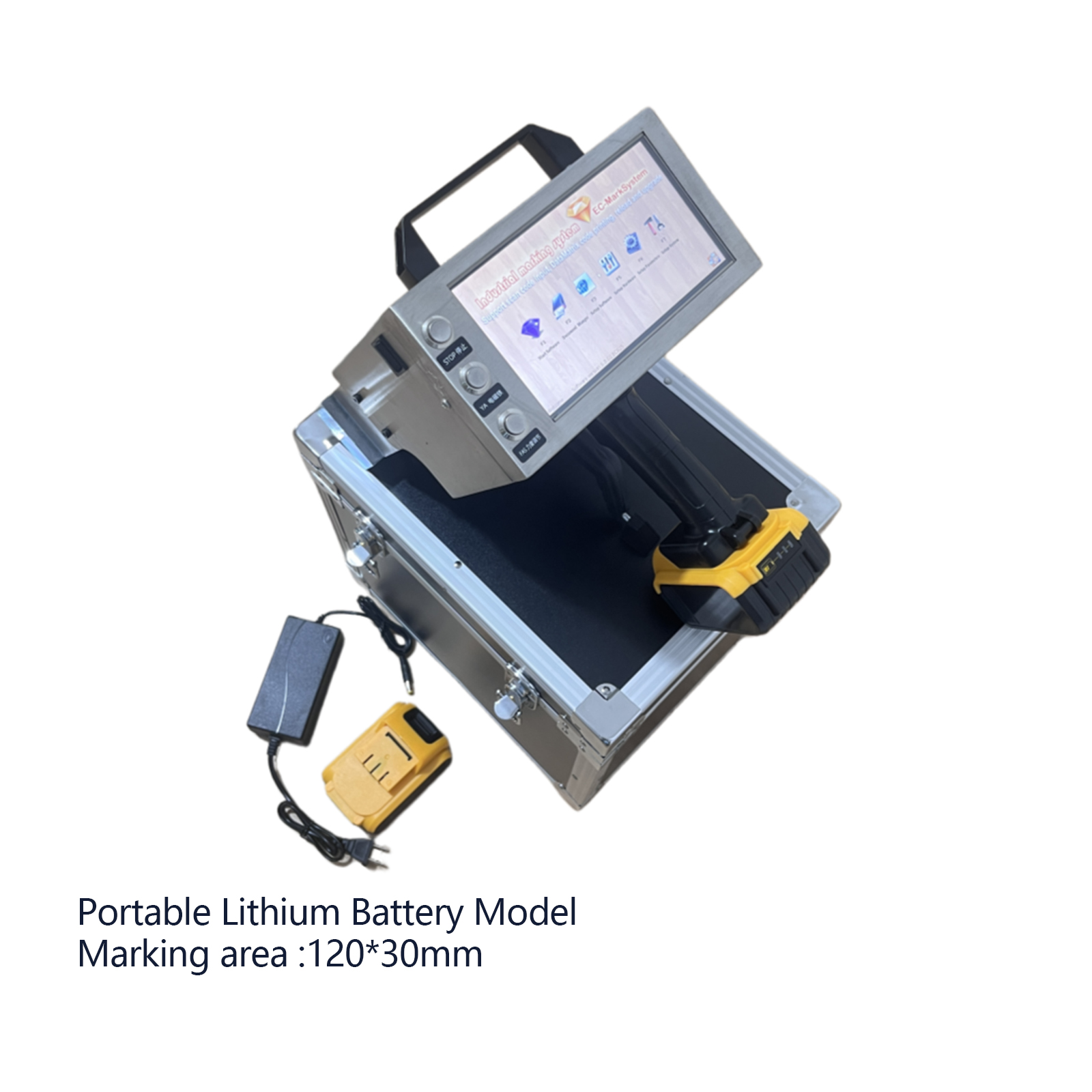 Handheld Automotive Chassis Frame Marking Code Serial Number Lithium Battery Marker Marking Machine