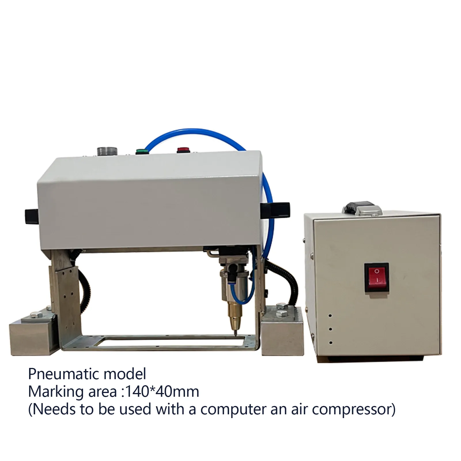 140*40mm Pneumatic model Dot Peen Marking Machines