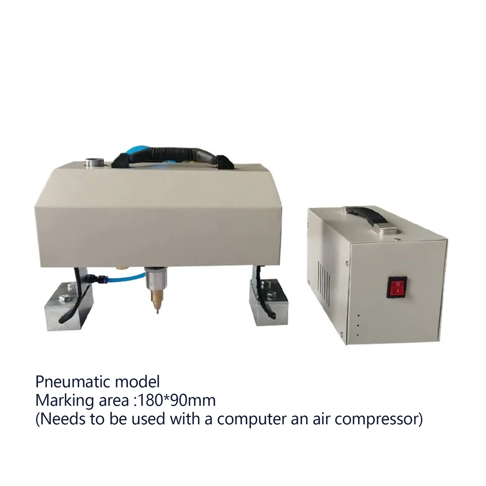 180*90mm Pneumatic model Dot Peen Marking Machines