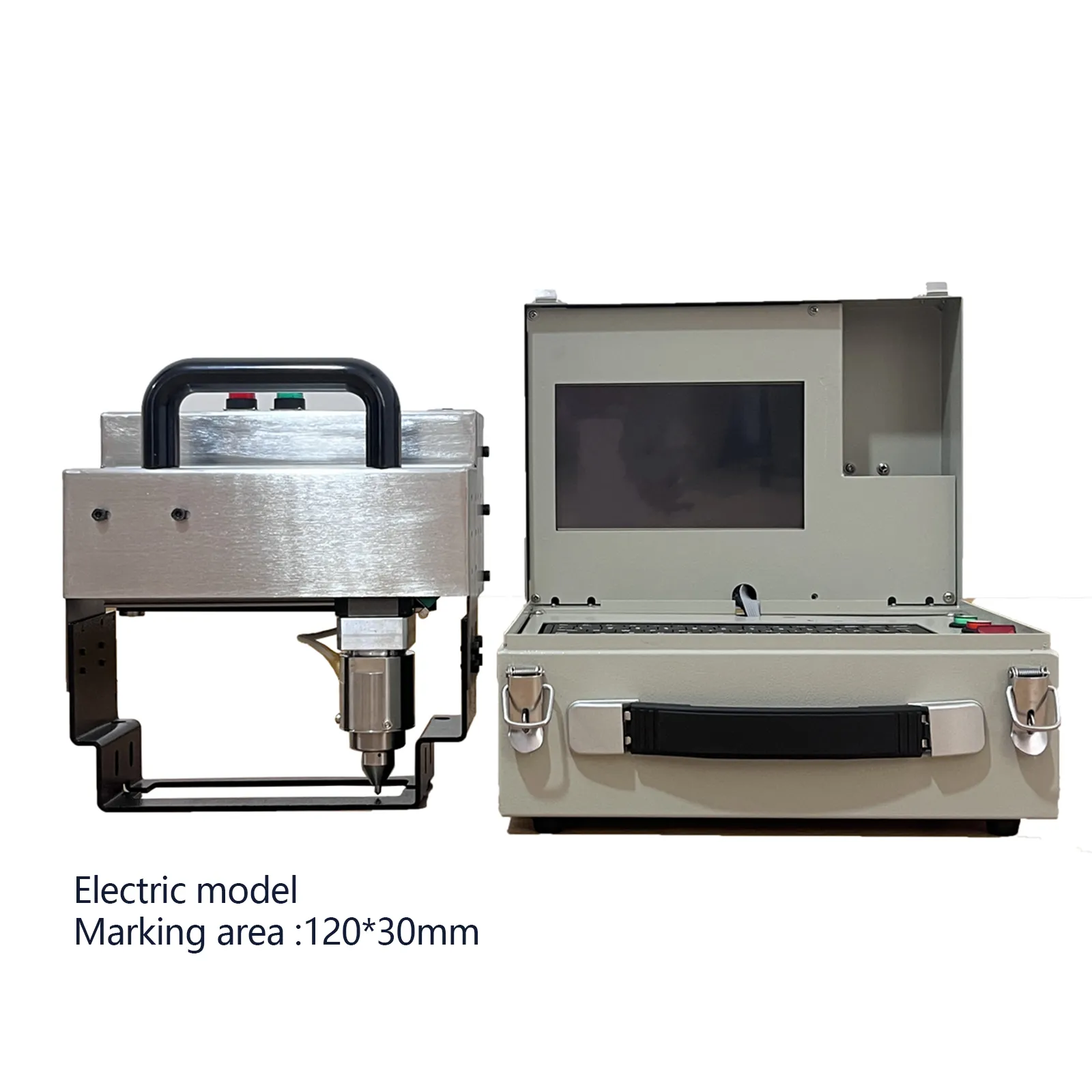 120*30mm Portable Dot Peen Vin Number Marking Machines