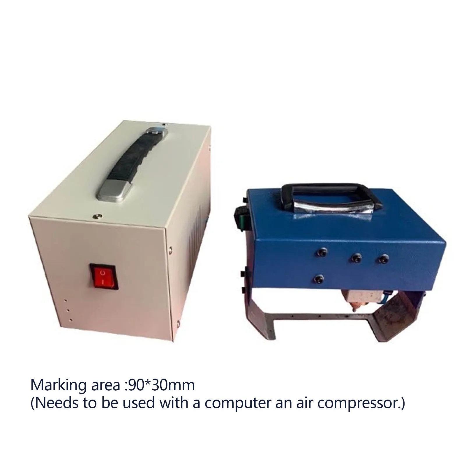 90*30mm Pneumatic model Dot Peen Marking Machines