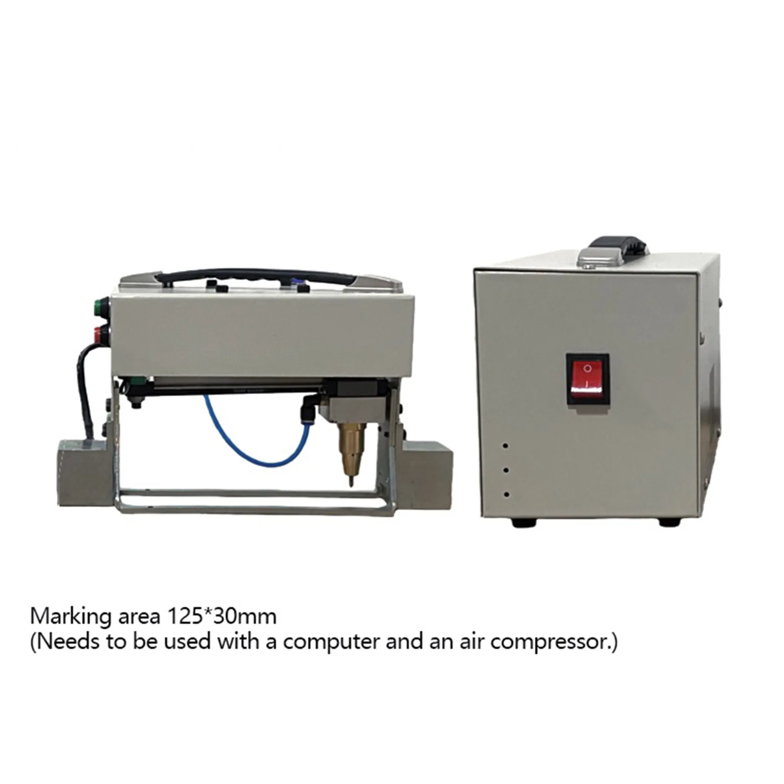 125*30mm Pneumatic model Dot Peen Marking Machines 