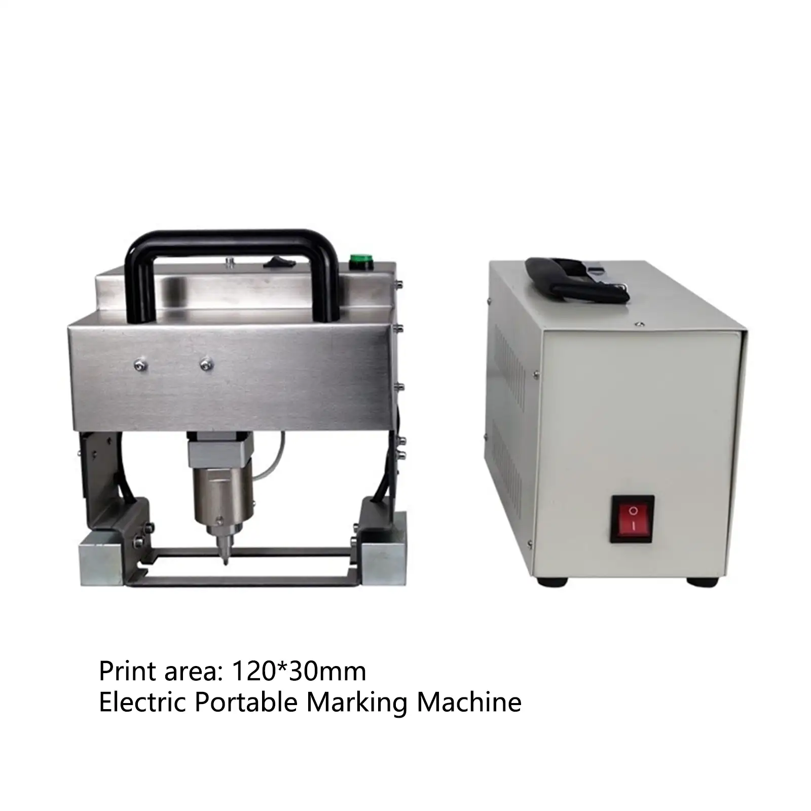 120*30mm Portable Dot Peen Vin Number Marking Machines