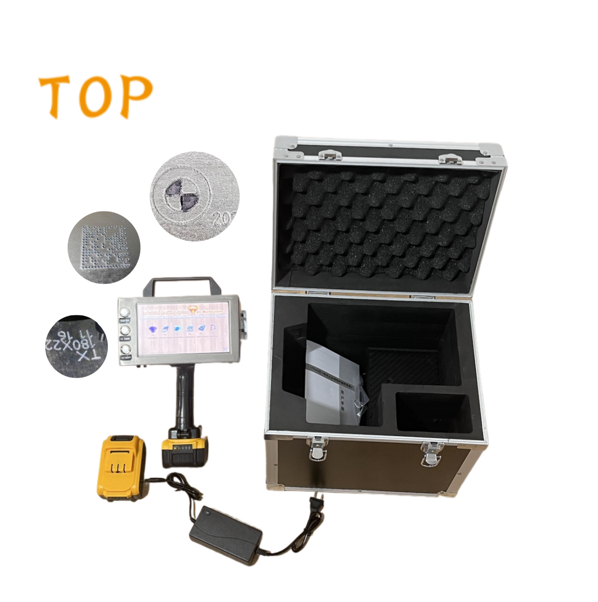 Handheld Automotive Chassis Frame Marking Code Serial Number Lithium Battery Marker Marking Machine