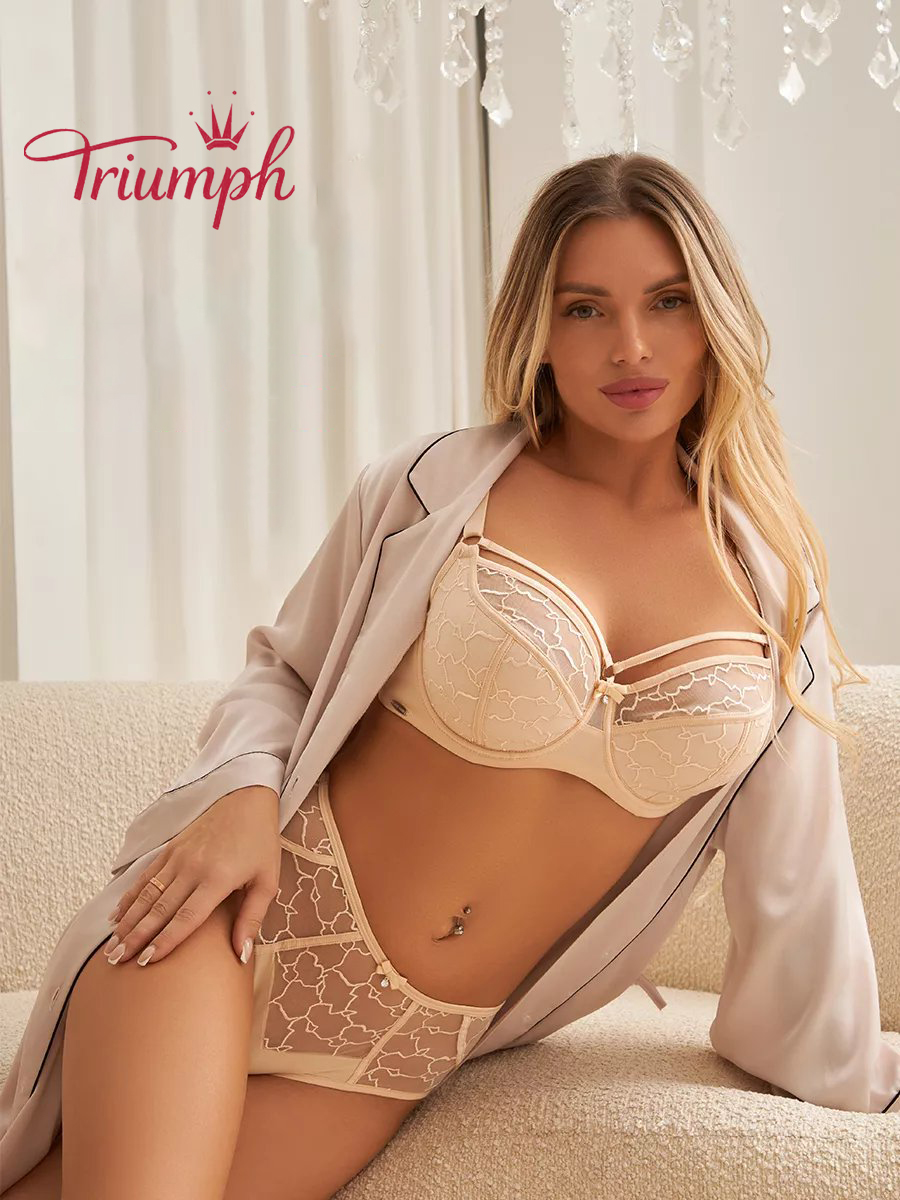 💖Triumph® Confezione da 4 ✨Reggiseno senza spalline Comfort Plus Size