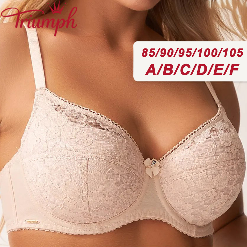 💖Triumph 4 στοιχεία® ✨Σουτιέν με μπανέλα και δαντέλα για μεγάλο στήθος 3