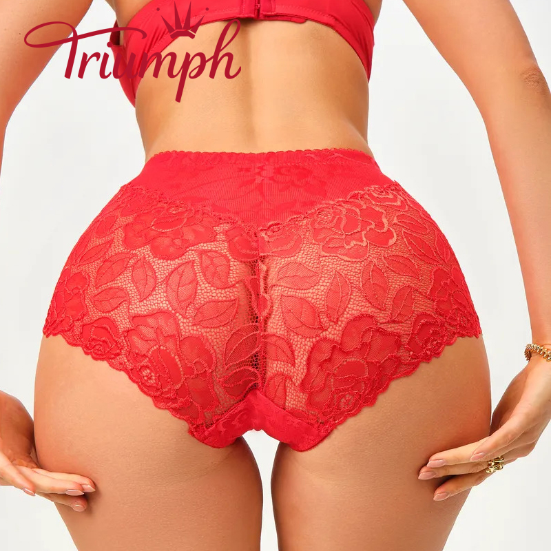 💖Σετ ψηλό σορτς με δαντέλα και εσώρουχα 3 τεμάχια