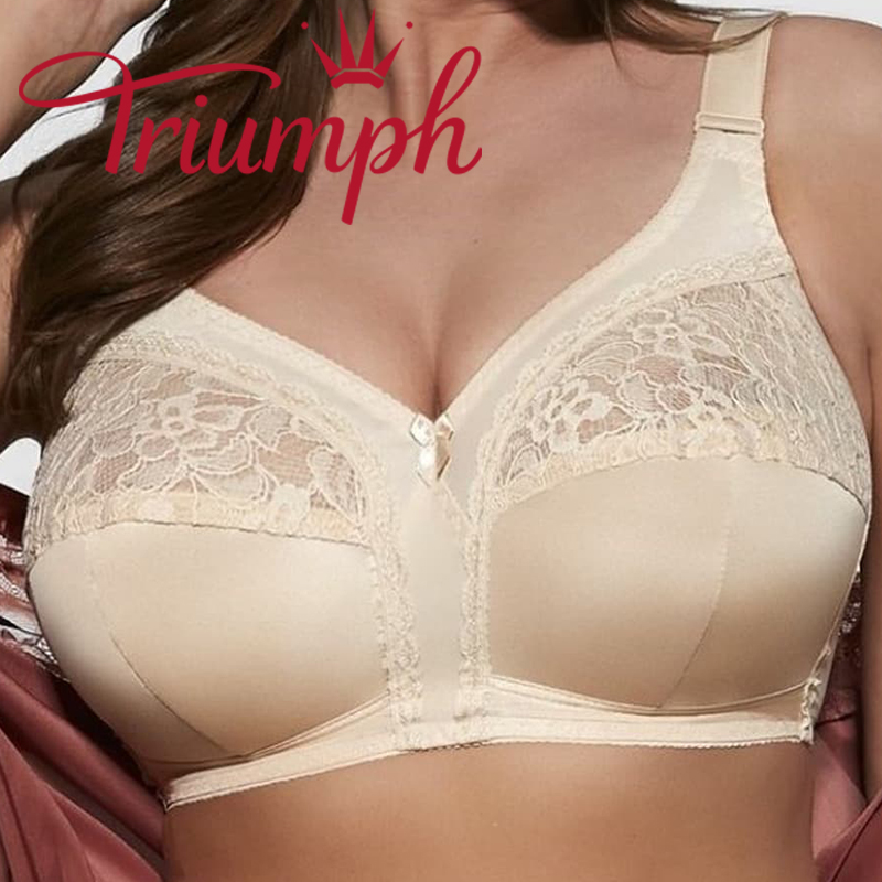 Triumph® 3 dalių💖μαλακό σουτιέν με φαρδιά τιράντες, μεγάλο στήθος 75-115