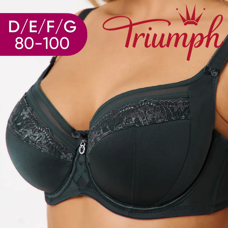 💖Triumph® 3-pak ✨Biustonosz z cienką pianką na duży biust
