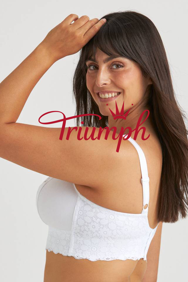Triumph 3 pezzi 💓Reggiseno in pizzo senza ferretto ad alta copertura💓