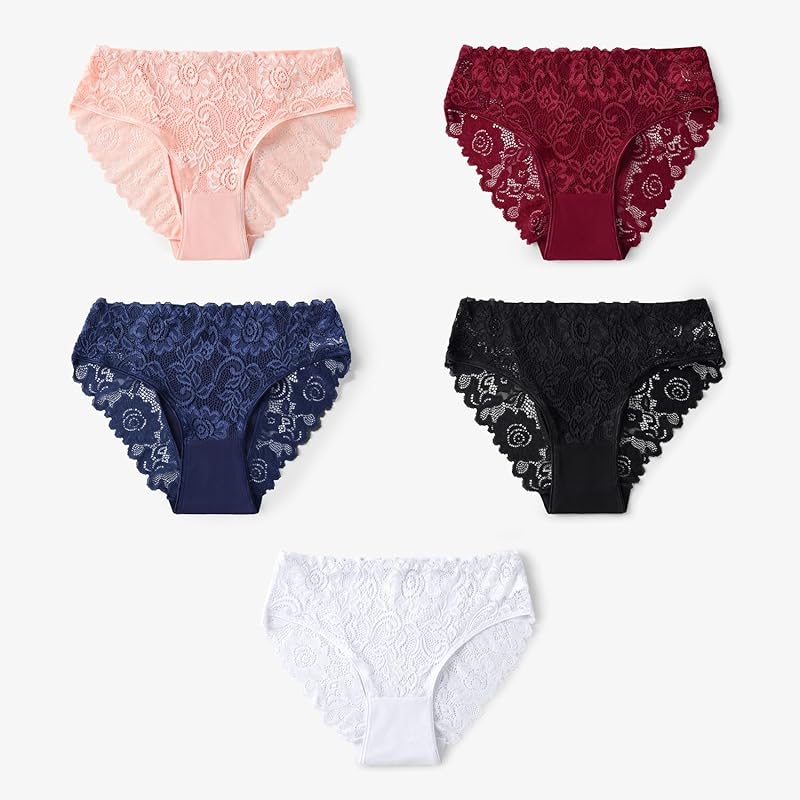 Triumph – Σετ των 4 (S-5XL) 💝Δαντελένια εσώρουχα💝