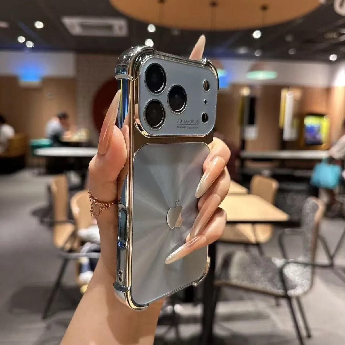 Aurora Plated Full-Cover Case, shockproof for iPhone 17