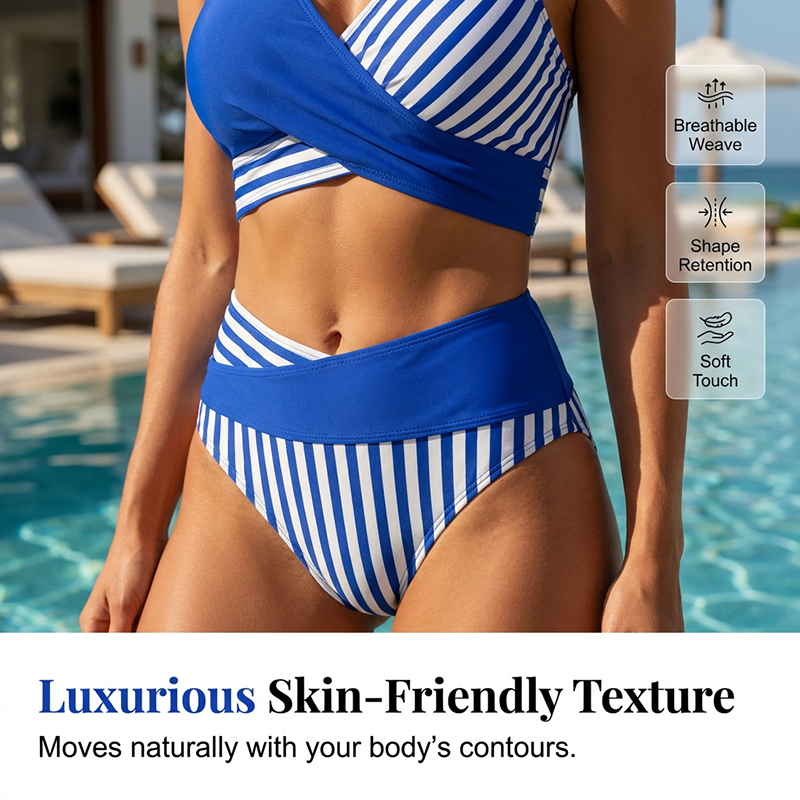 👙 Μπικίνι με χρωματικές αντιθέσεις S-3XL: Κομψά και στιβαρά μαγιό δύο τεμαχίων 🌊