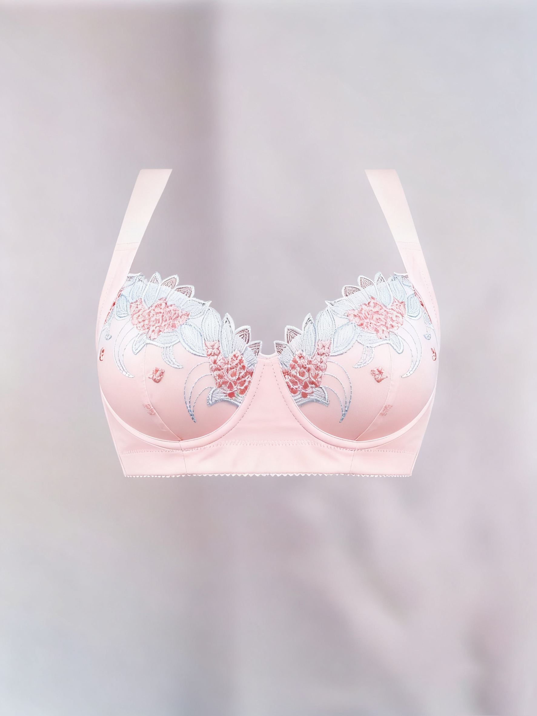 Triumph® 4 τεμαχίων – 30% έκπτωση – Νέο σουτιέν άνεσης Plus Size με κέντημα λουλουδιών για το 2025 [65A-120H]