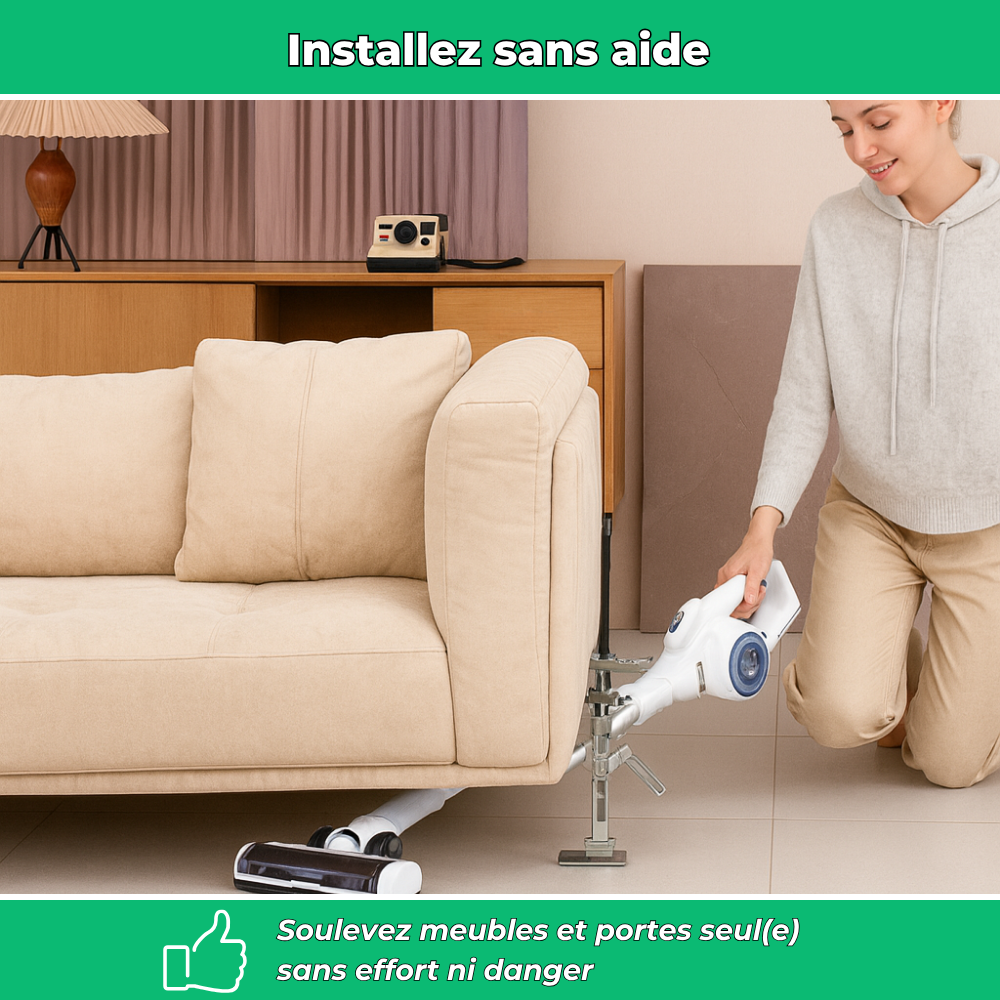 Πολυλειτουργικός χειροκίνητος γρύλος για εύκολη εγκατάσταση και ανύψωση