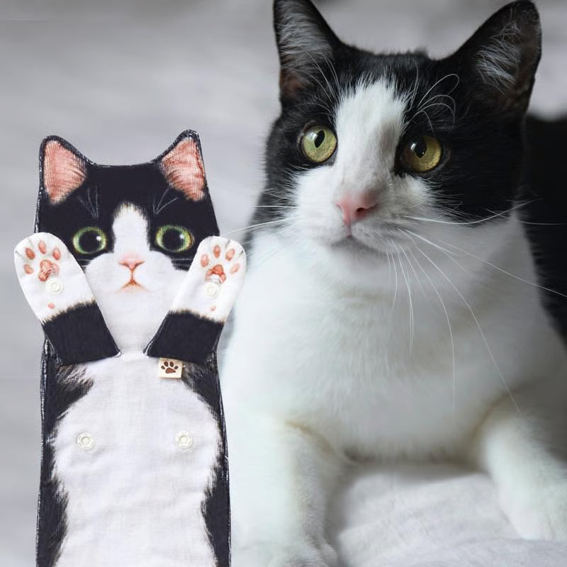 🎁OSTATNI DZIEŃ WYPRZEDAŻY! 50% ZNIŻKI!✨😺Uroczy ręcznik do rąk z motywem kota🐾