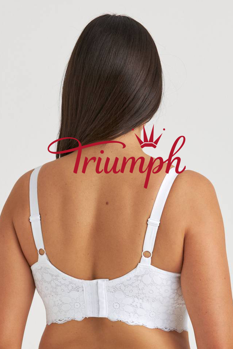 Triumph 3 pezzi 💓Reggiseno in pizzo senza ferretto ad alta copertura💓