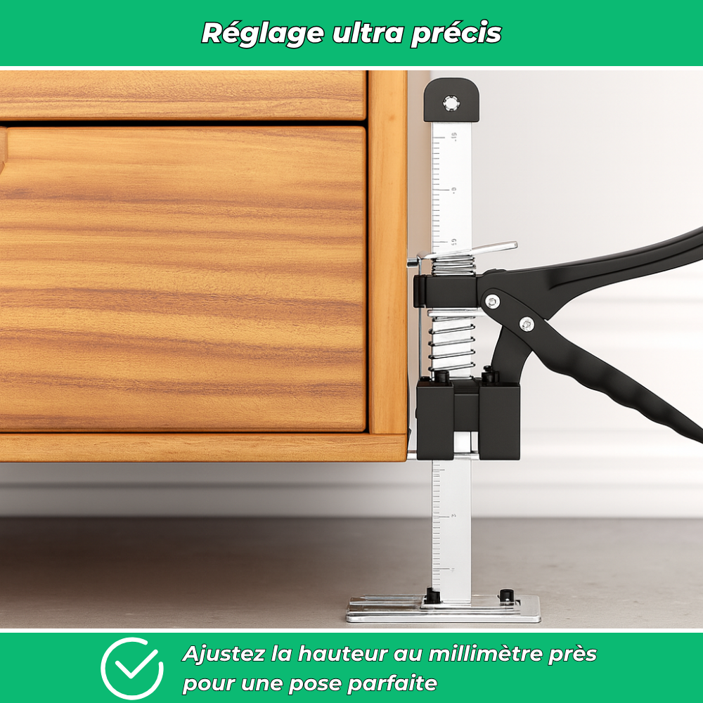 Πολυλειτουργικός χειροκίνητος γρύλος για εύκολη εγκατάσταση και ανύψωση