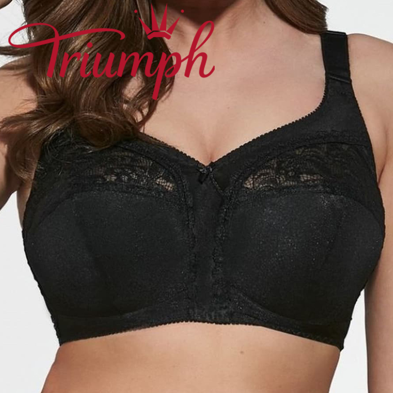 Triumph® 3 dalių💖μαλακό σουτιέν με φαρδιά τιράντες, μεγάλο στήθος 75-115